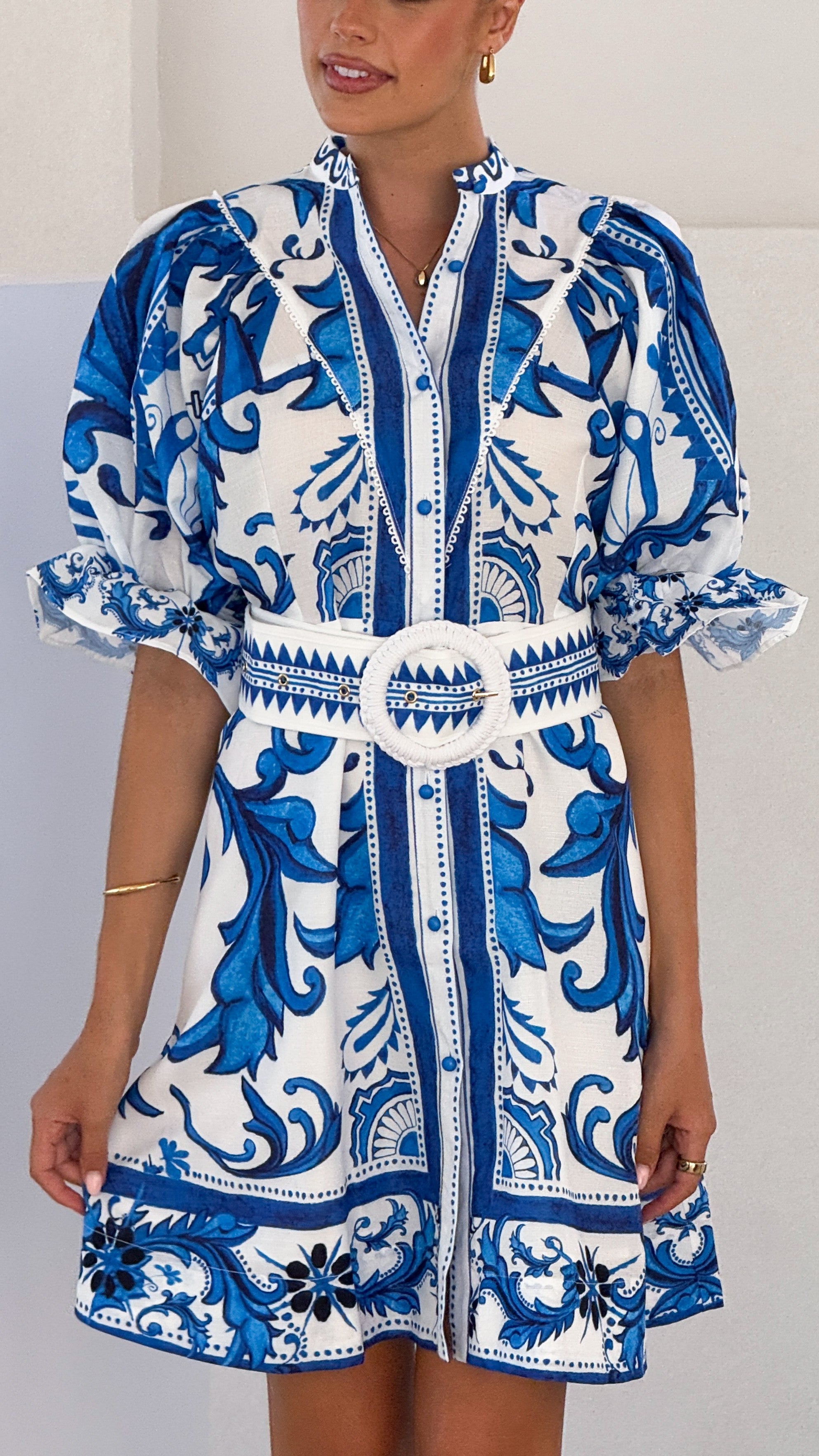 Hannah Mini Dress - Floral Summer Dress for Women | Perfect for Beach Vacation & Date Night