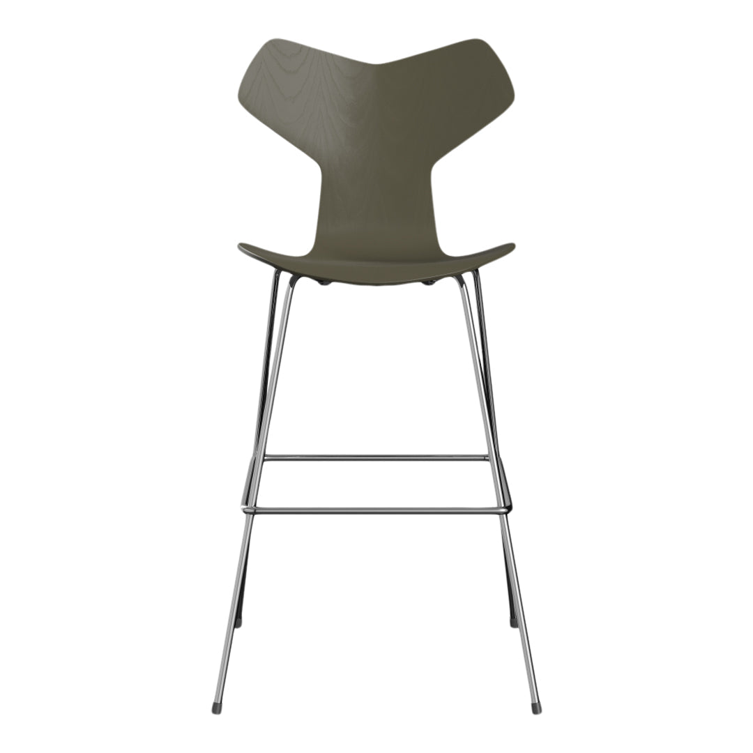 Grand Prix Bar Chair 3139 - Modern Counter Height Stool with Backrest - Adjustable Swivel Bar Stool for Kitchen Island, Breakfast Nook & Home Bar - Comfortable Dining & Lounge Seating