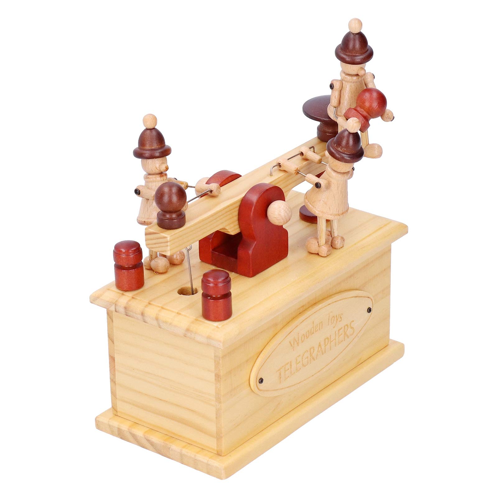 LZKW Handmade Birch Wood Music Box - Safe & Eco-Friendly Musical Gift for Birthdays, Valentine's Day, Christmas - Perfect for Romantic Proposals, Wedding Favors, Baby Showers & Home Decor