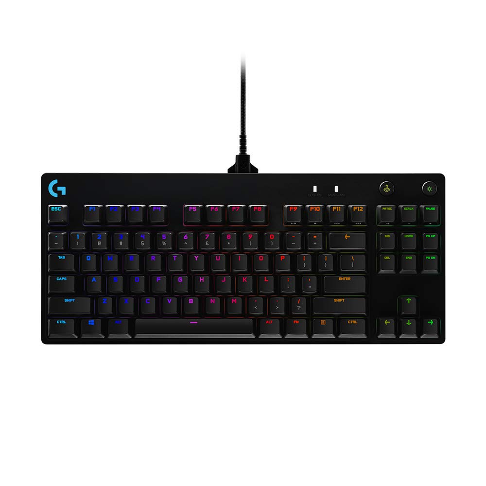 Logitech G Pro Mechanical Gaming Keyboard - Black (ES Layout) | High-Performance for Competitive Gaming & Esports | Perfect for PC & Console Gamers
