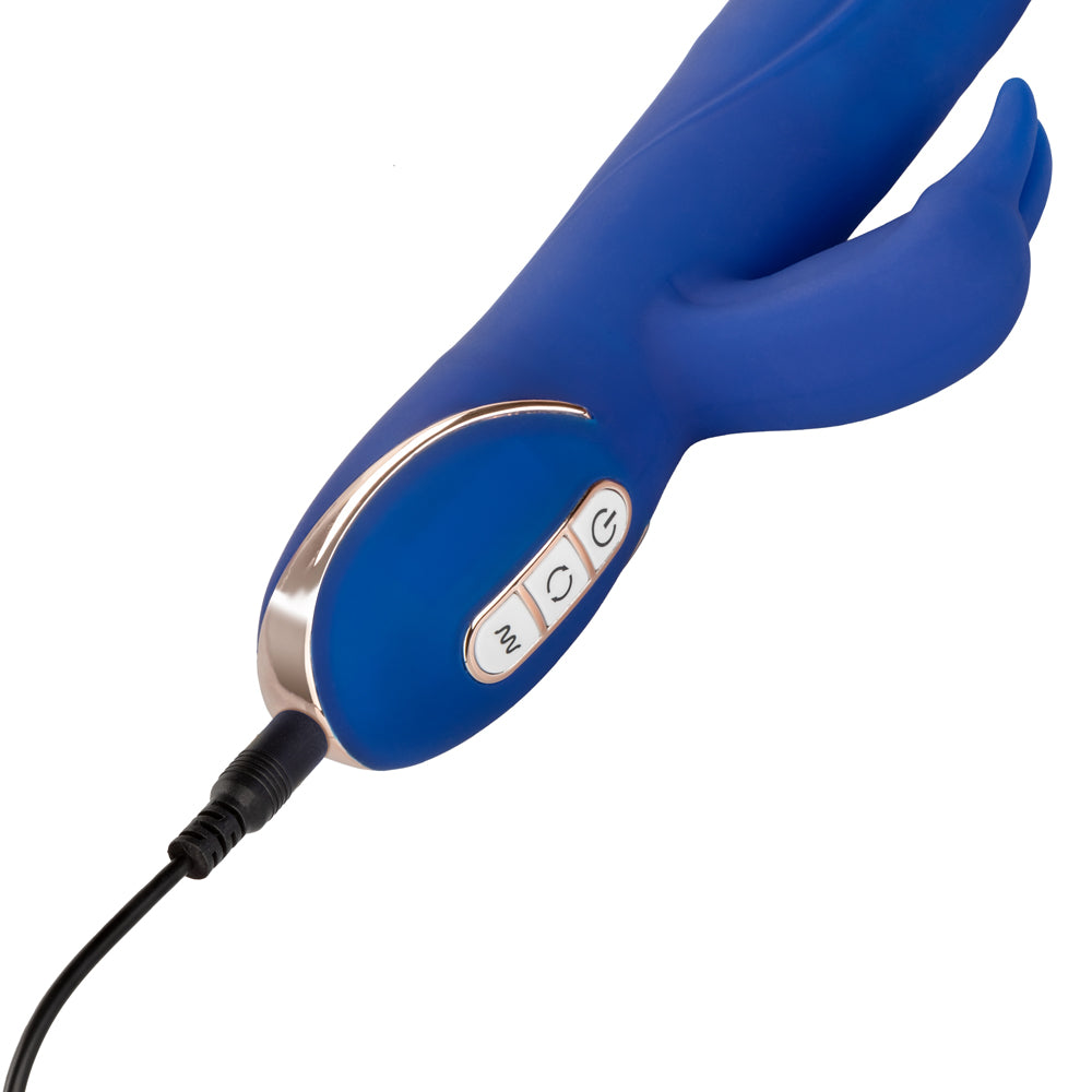 Jack Rabbit Signature Silicone Rotating Beaded Rabbit Vibrator - G-Spot & Clitoral Stimulation for Women - Waterproof & Rechargeable Adult Toy for Solo Play or Couples Use