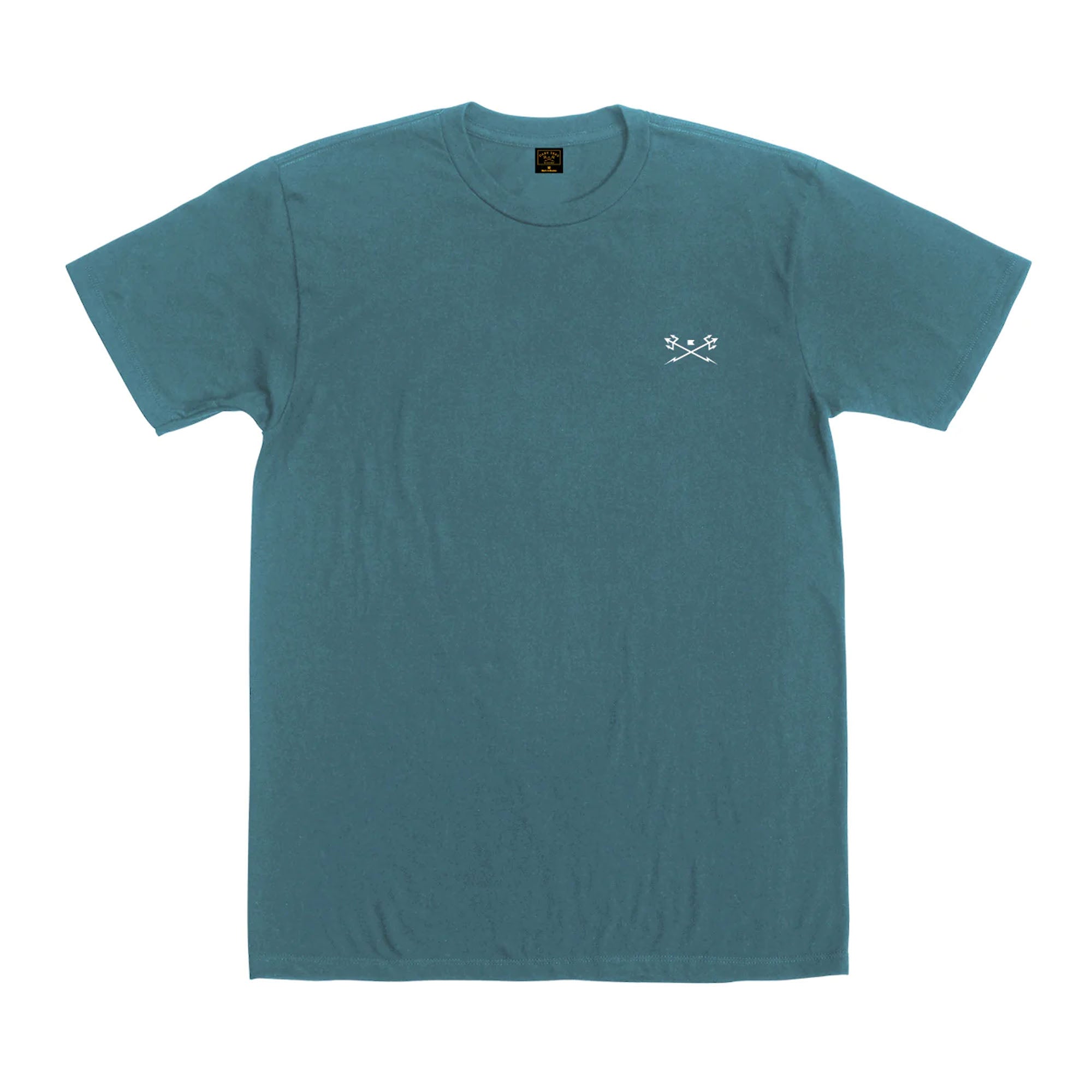 Dark Seas Go To Pigment Men's Short Sleeve T-Shirt - Bluefin | Casual Summer Wear & Outdoor Activities