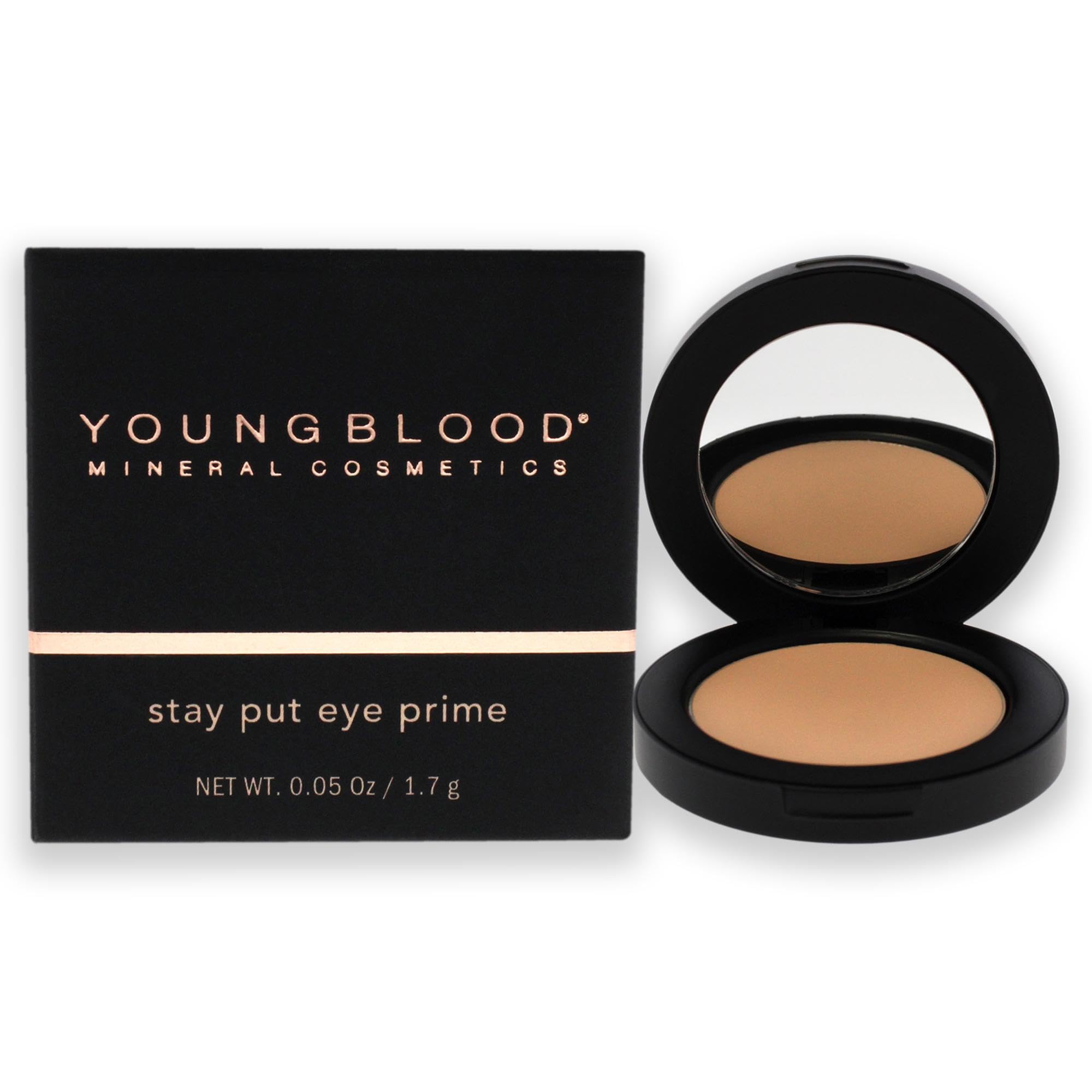 Youngblood Stay Put Vegan Eye Primer - Cruelty-Free, Long-Lasting Eyeshadow Base for Sensitive Skin | Perfect for Daily Makeup & Special Occasions