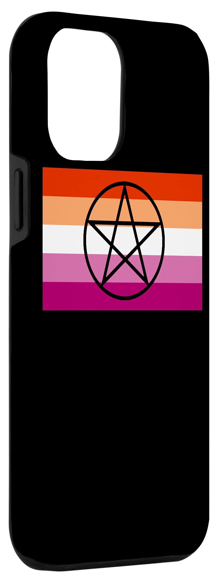 iPhone 12 Pro Max Case - LGBT Pride Flag Design for Wiccan Altar & Witchcraft - Protective Phone Cover for Gay/Lesbian Pride, Pagan Rituals & Everyday Use