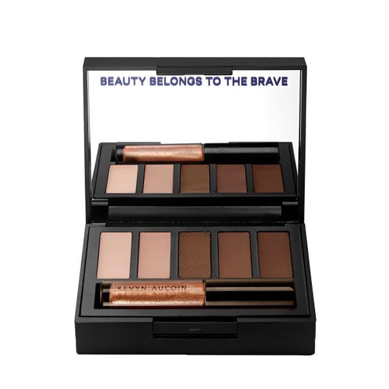 Kevyn Aucoin The Emphasize Eye Design Palette - Eyeshadow Makeup Kit for Smokey & Natural Looks | Perfect for Day to Night Makeup & Professional Use
