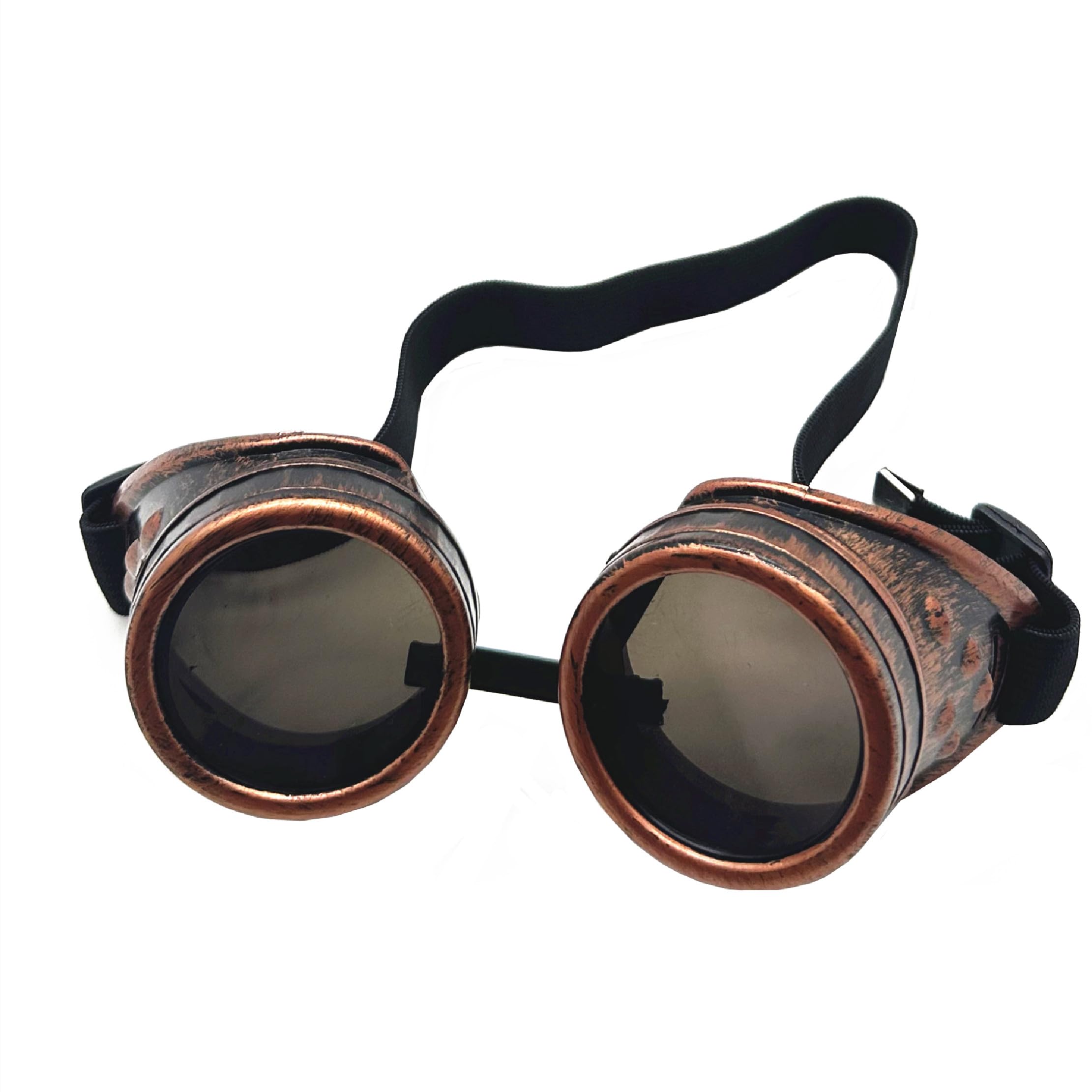 Vintage Steampunk Goggles - Gothic Cosplay Glasses for Halloween, LARP, Steampunk Costumes & Theater Performances