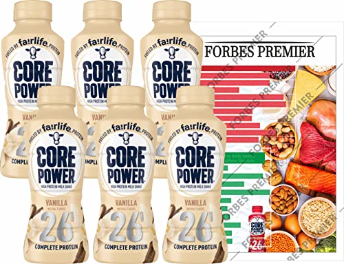 Fairlife Core Power Protein Shake 26g - Ready to Drink Vanilla Protein Shakes (14 fl oz, Pack of 6) | Post-Workout Recovery, Meal Replacement & Healthy Snack for Athletes & Fitness Lovers