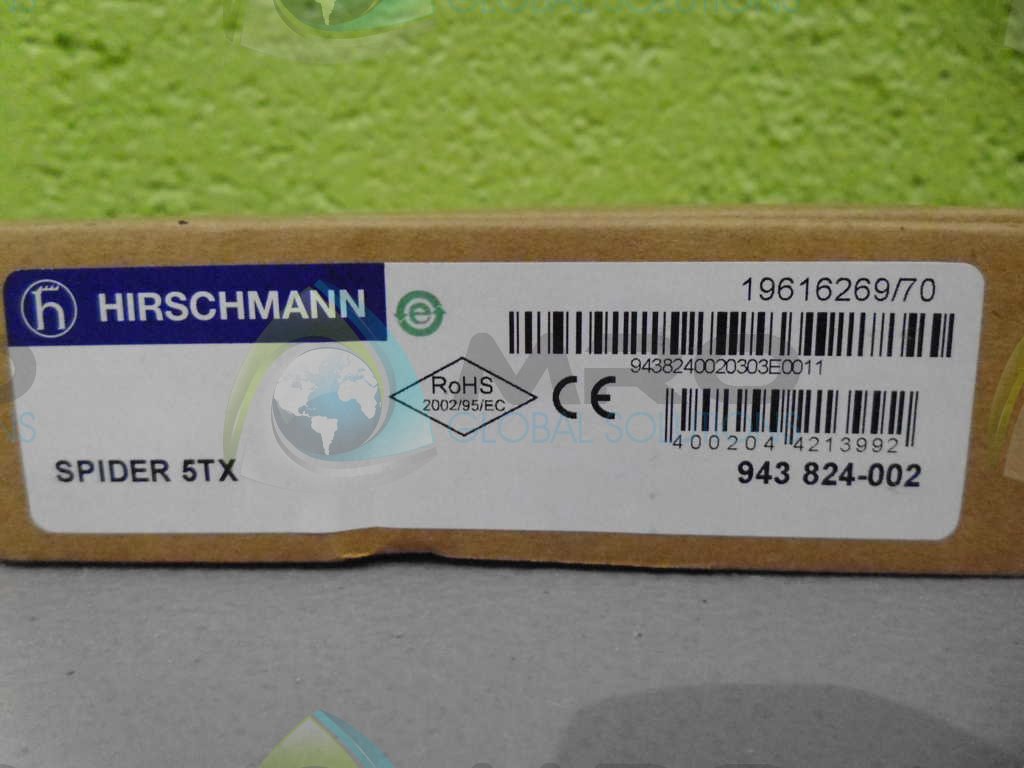 Spider 5TX 5-Port Industrial Ethernet Switch (Model 943824-002) - Rugged Network Solution for Factory Automation & Harsh Environments