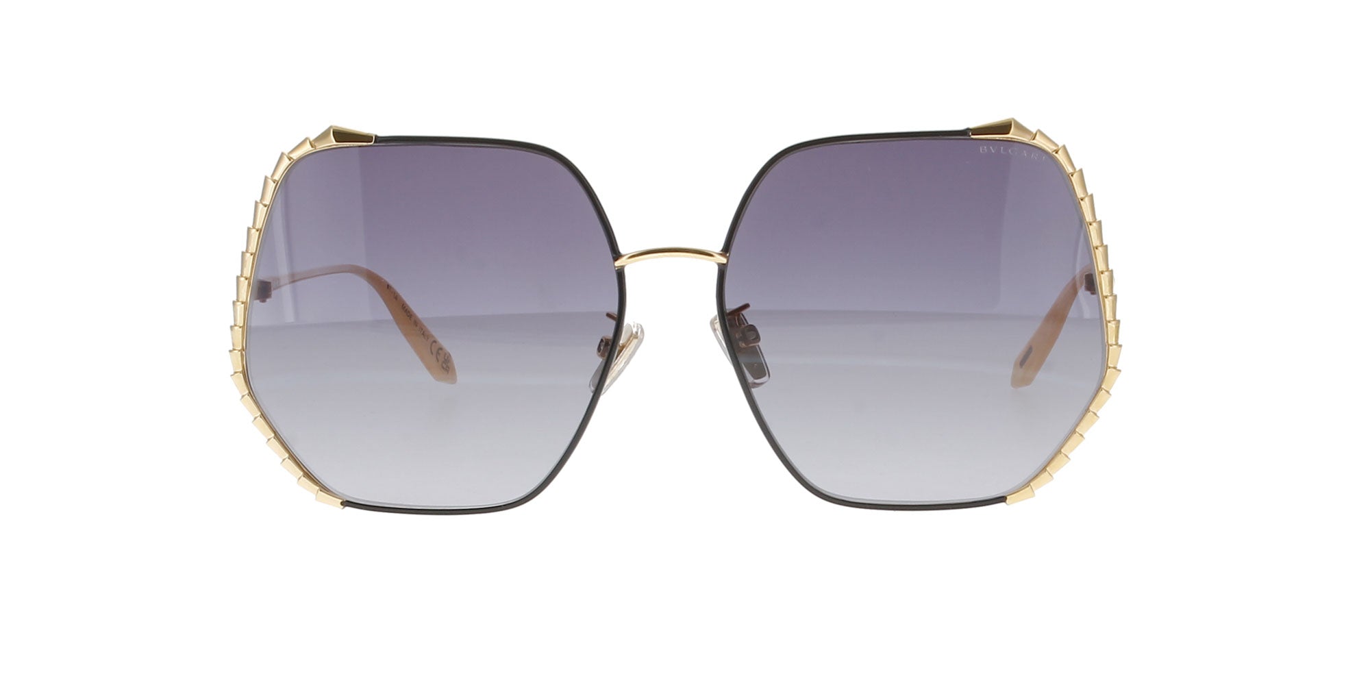 BVLGARI Serpenti Gold Sunglasses for Women - Luxury Designer Shades with UV Protection - Perfect for Beach, Travel & Fashion Outfits