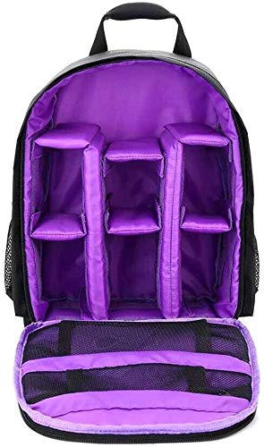 Waterproof Shockproof DSLR Camera Backpack - Compact Travel Camera Bag for Canon Sony Nikon DSLR & Mirrorless Cameras - Perfect for Camping, Hiking & Outdoor Photography