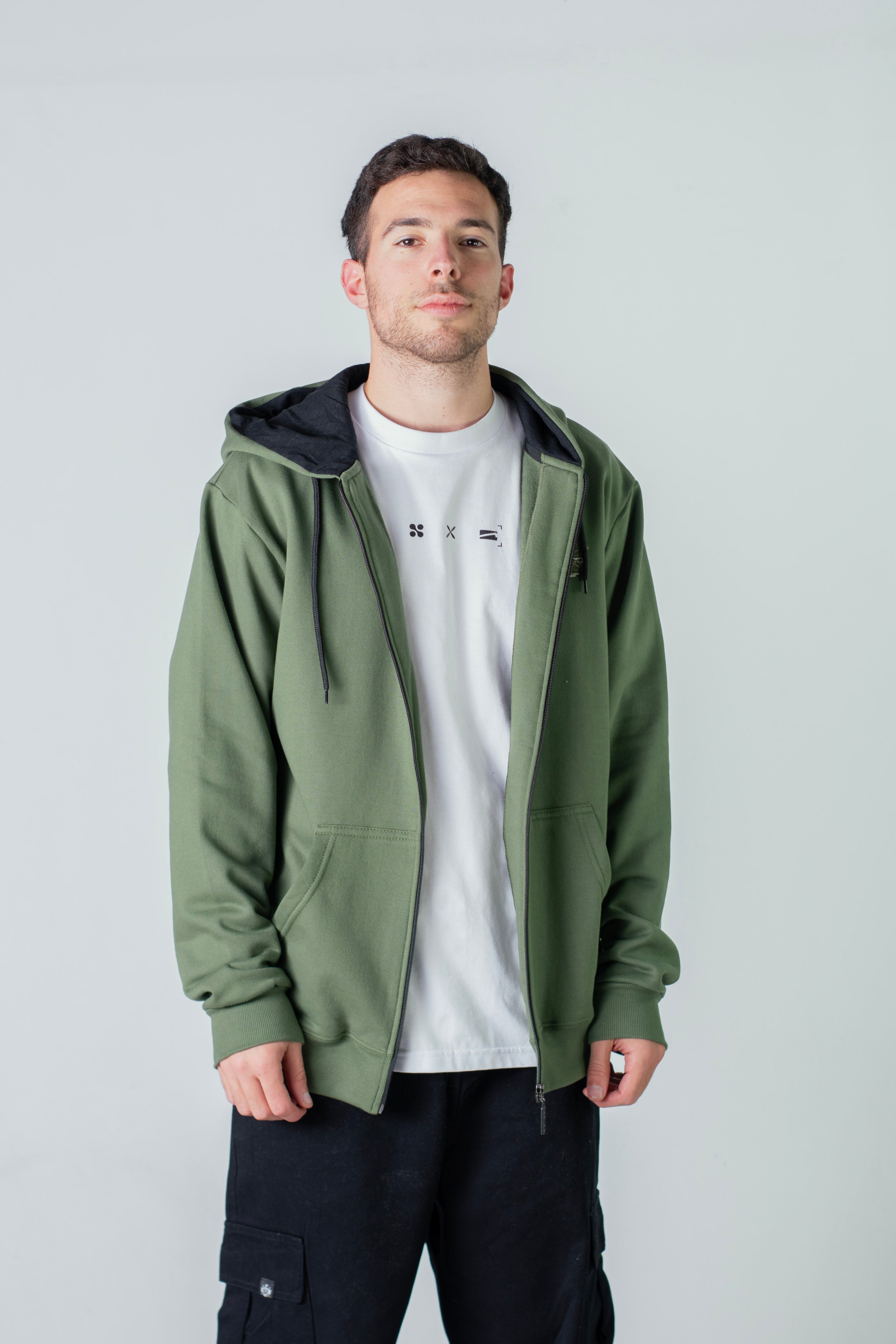 Original Military Green Men's Campera Jacket - Waterproof & Windproof Outdoor Hiking Coat for Camping & Adventure