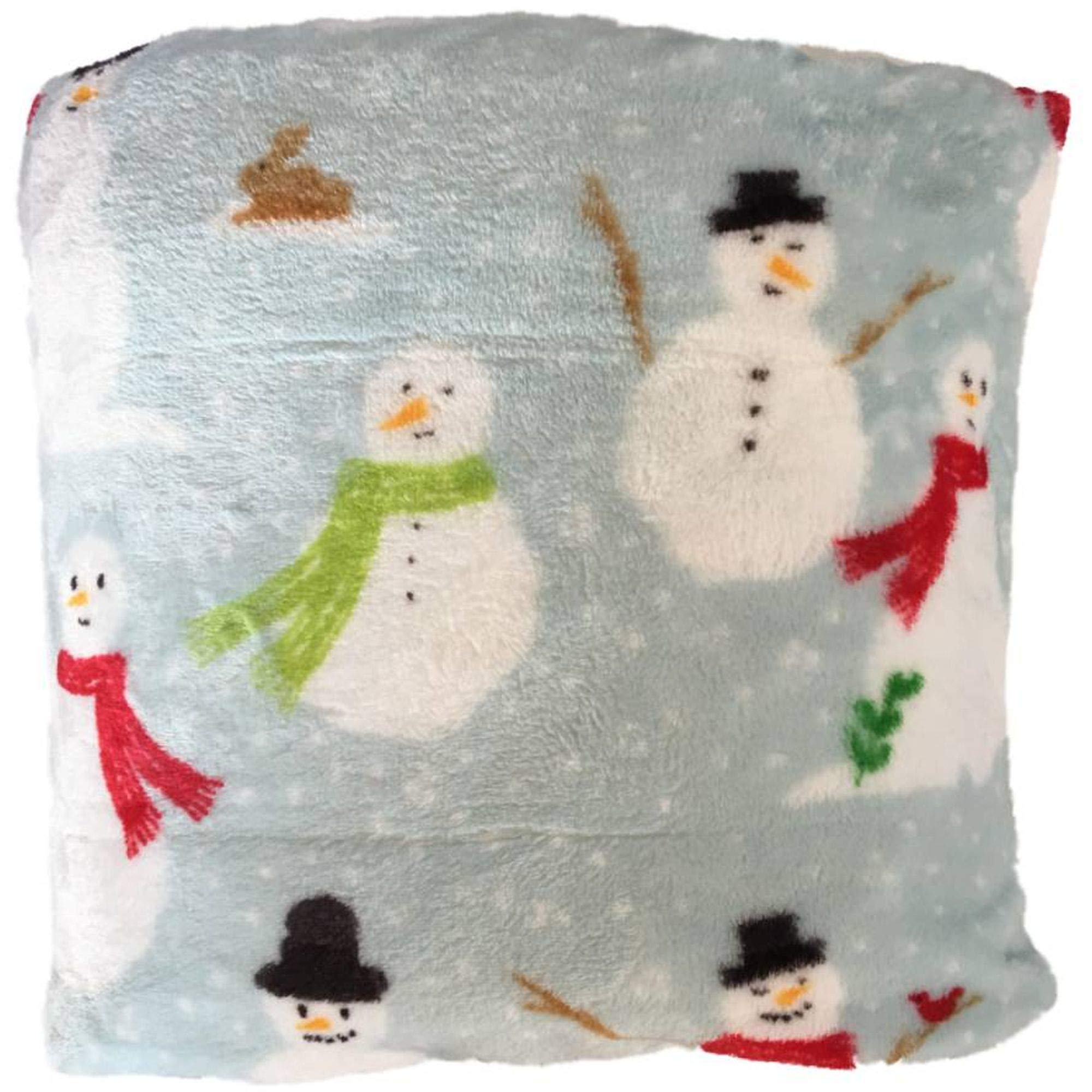 Snowmen The Big One Oversized Plush Throw Blanket - 5ft x 6ft Ultra Soft Micro-Fleece for Couch, Bed, Sofa - Perfect for Winter Snuggling, Home Decor & Gift Giving