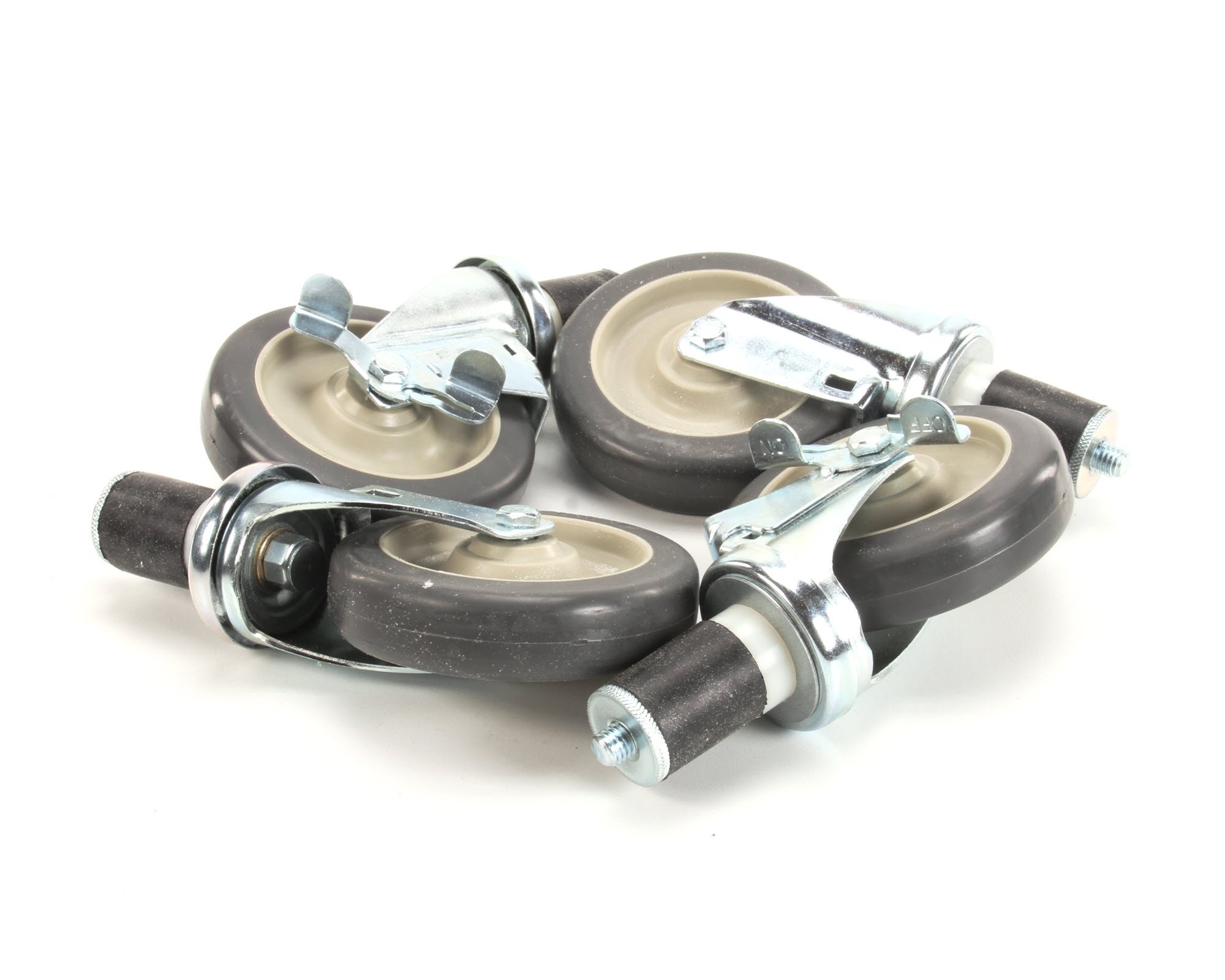 BLODGETT 16002 Heavy-Duty Caster Set with Swivel Wheels - Ideal for Commercial Kitchen Equipment, Restaurant Carts, and Food Service Appliances