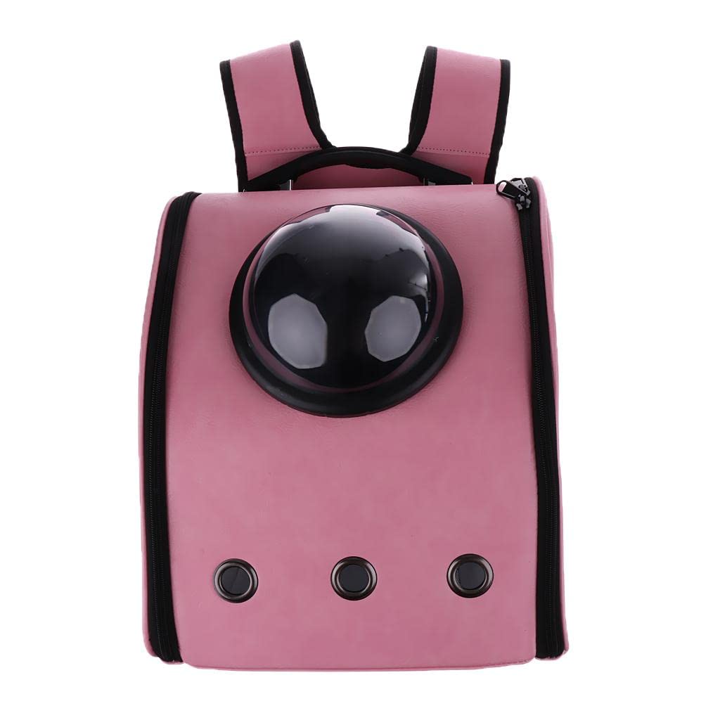 Enakshi Astronaut Capsule Pet Carrier Backpack - Pink Space-Themed Travel Bag for Dogs & Cats | Portable Pet Carrier for Airplane, Car, Hiking & Outdoor Adventures | Pet Supplies & Dog Accessories