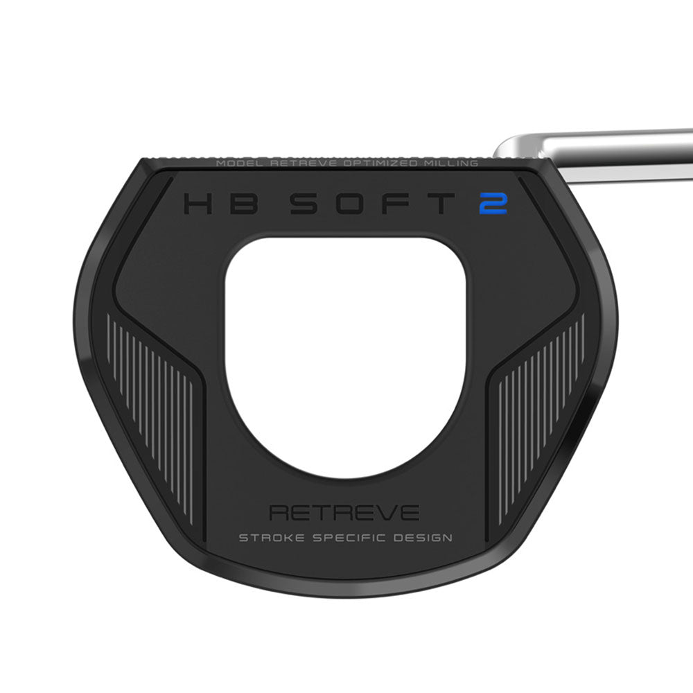Cleveland Huntington Beach Soft 2 Black Retreve OS Men's Right Hand Putter - Premium Golf Putter for Improved Accuracy on the Green | Perfect for Golfers Seeking Better Control and Performance