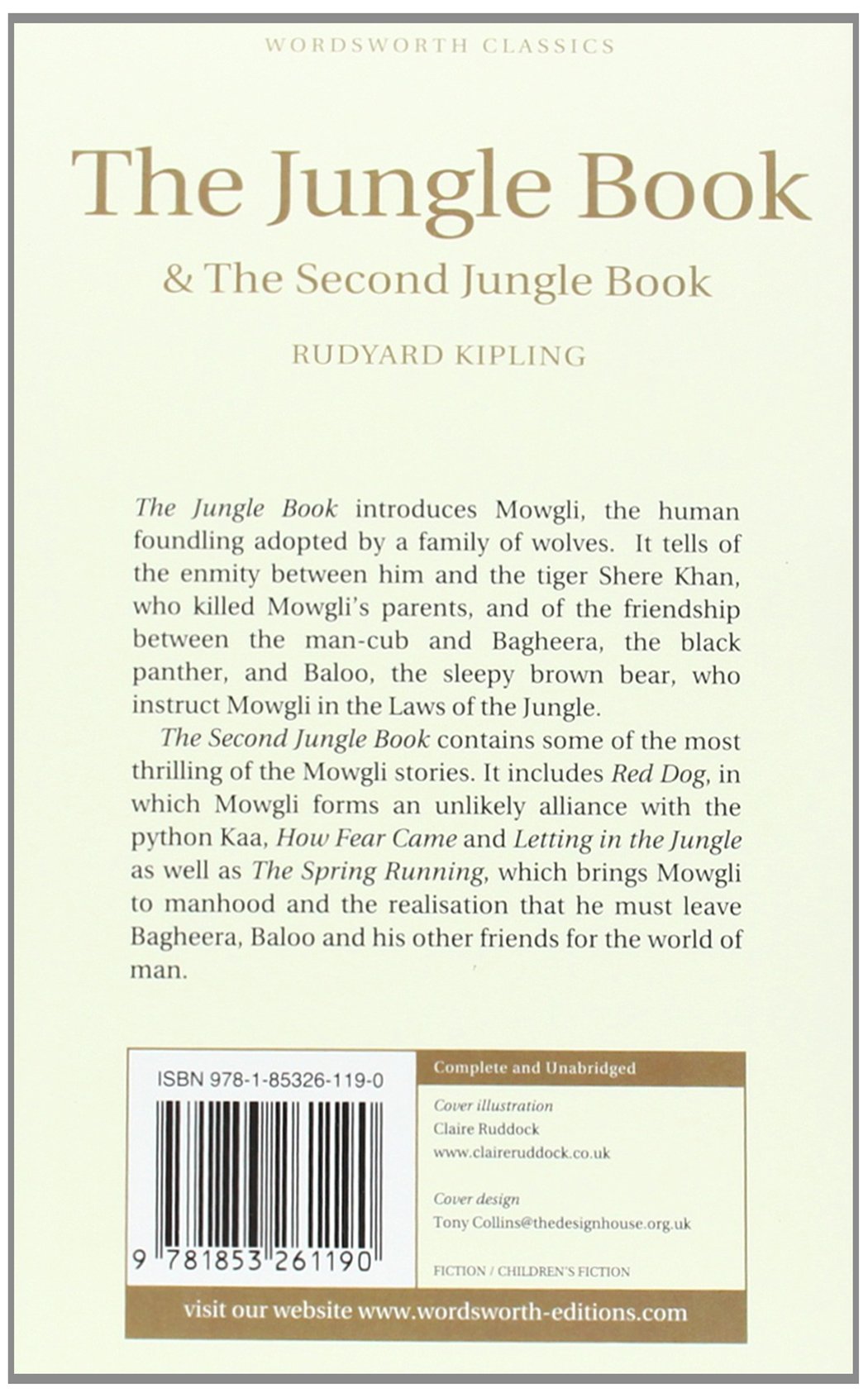 The Jungle Book & Second Jungle Book - Wordsworth Children's Classic Literature | Adventure Stories for Kids | Perfect for Bedtime Reading & Classroom Learning