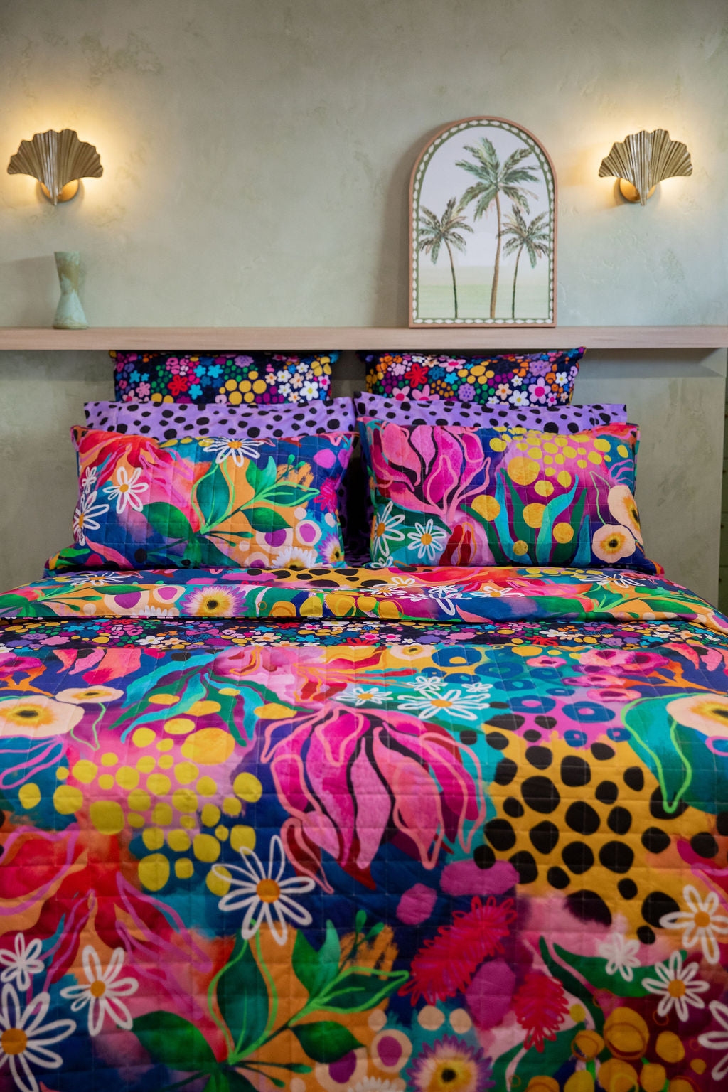 Kasey Rainbow Matilda Quilted Coverlet Set - Soft & Stylish Bedding for Cozy Bedrooms & Guest Rooms