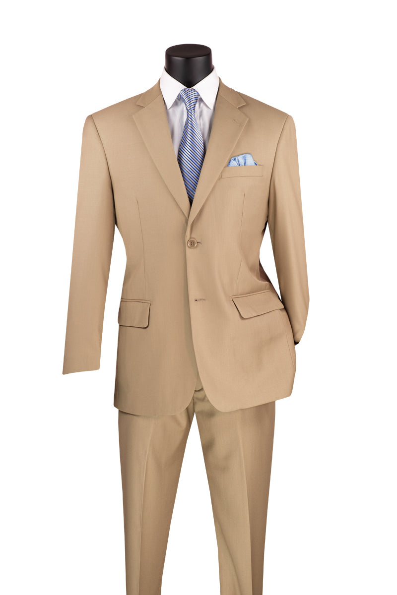2 Piece Suit with 2-Inch Adjustable Waistband in Light Beige | Women's Formal Business Attire | Perfect for Office Meetings, Interviews & Professional Events