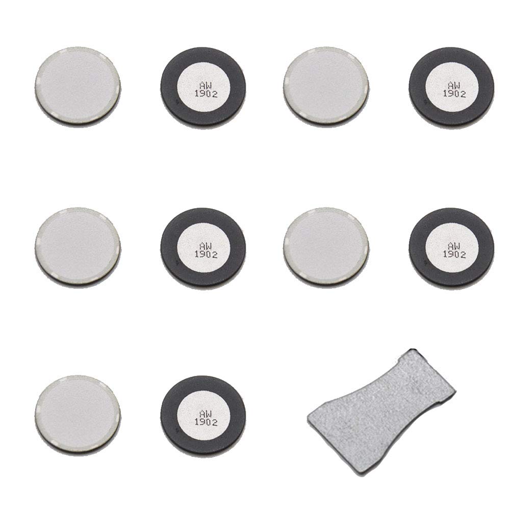 Mxmoonant 10-Pack 20mm Ultrasonic Mist Maker Ceramic Discs - Replacement Fogger Discs for Pond, Fountain & Humidifier with Installation Tool - Create Serene Atmosphere for Home, Garden & Indoor Decor
