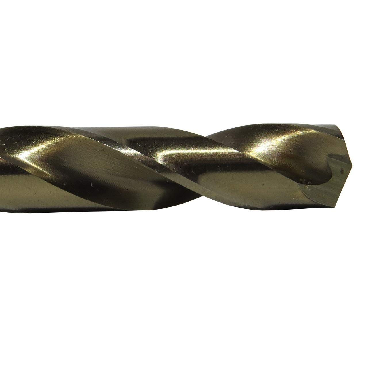 Cobalt Jobber Length Drill Bit Set - High Speed Steel for Metal, Wood, Plastic - Perfect for DIY, Construction, and Industrial Use