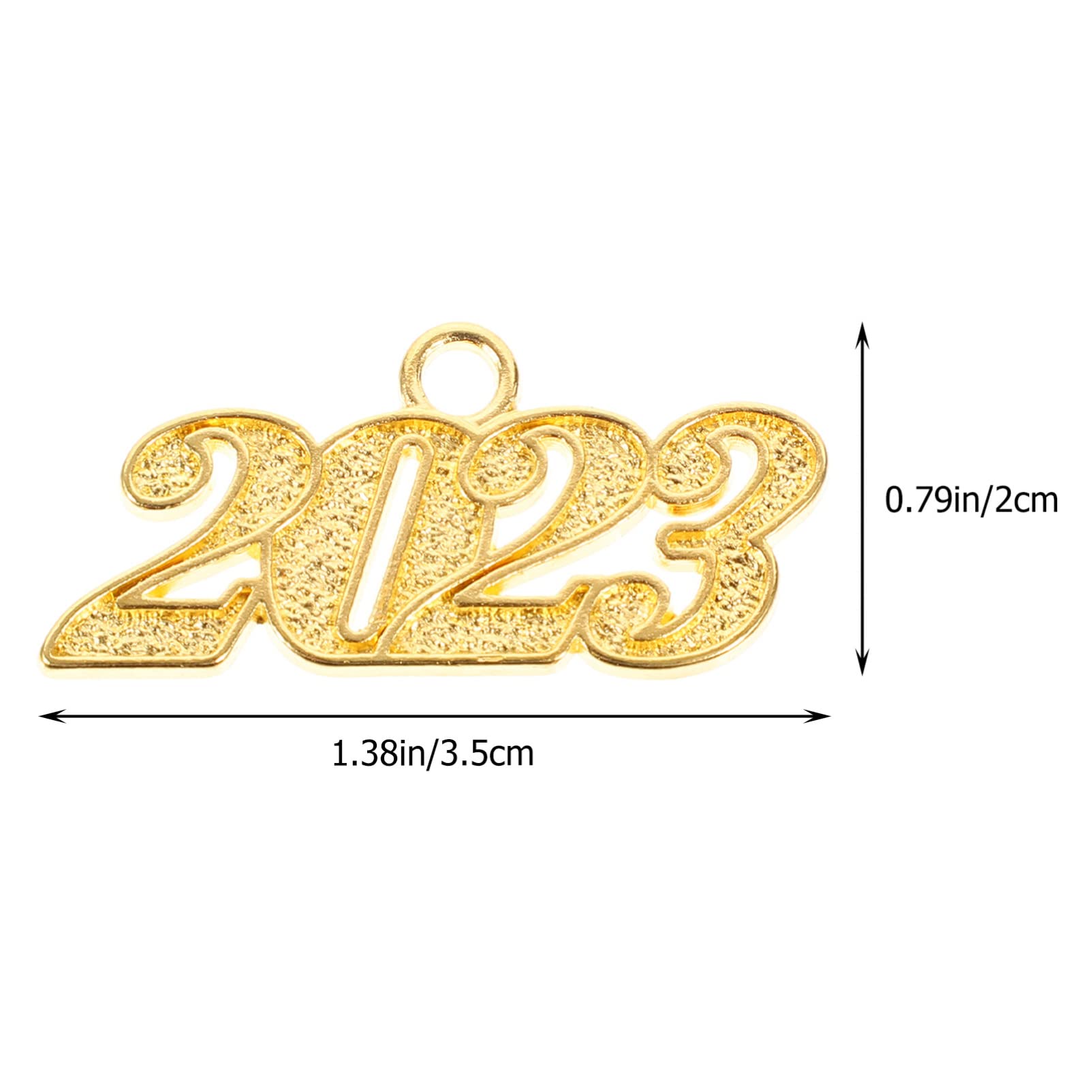 2023 Graduation Charms - 6pcs DIY Signet Year Pendants for Necklace, Earrings & Keychain - Bulk Jewelry Accessories for Graduation Tassels & Gifts (Perfect for Class of 2023 Celebrations, Senior Year Keepsakes & Graduation Party Favors)