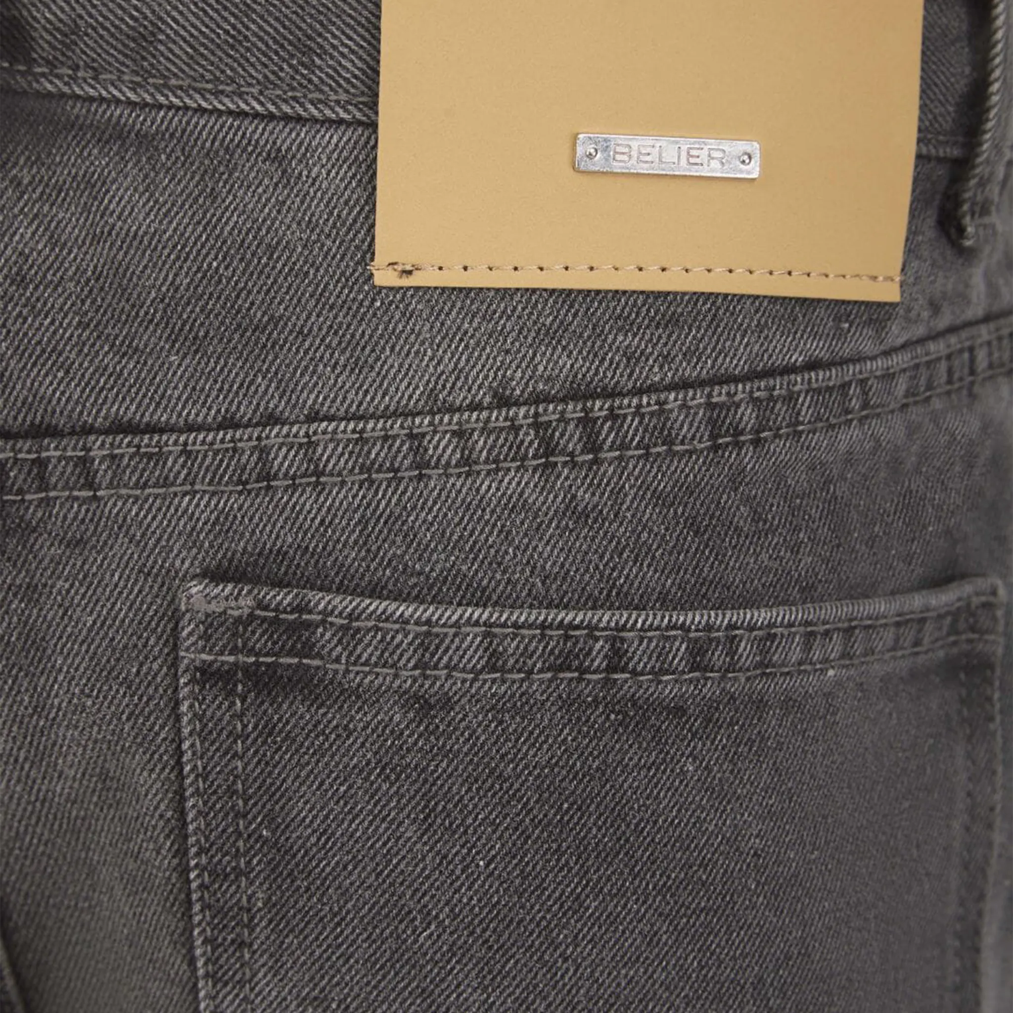 Belier Straight Leg Jeans for Women - Classic Washed Grey Denim Pants | Comfortable & Stylish for Casual Wear, Office, and Date Nights
