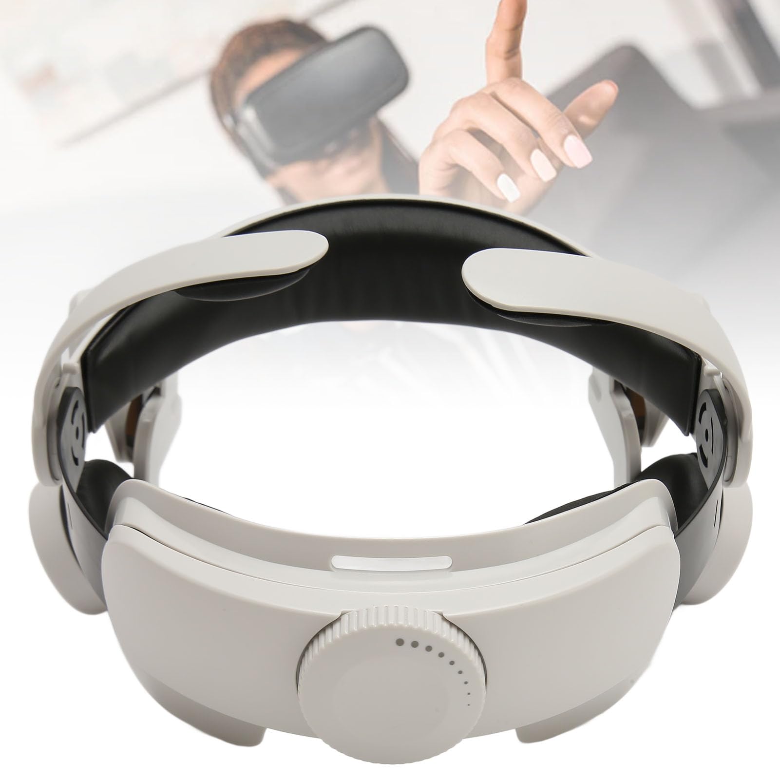 VR Head Strap Replacement Kit, Soft VR Headset Cushions, Adjustable & Easy to Install Gaming Accessories - Perfect for Oculus Quest 2, Rift S & VR Gaming Comfort