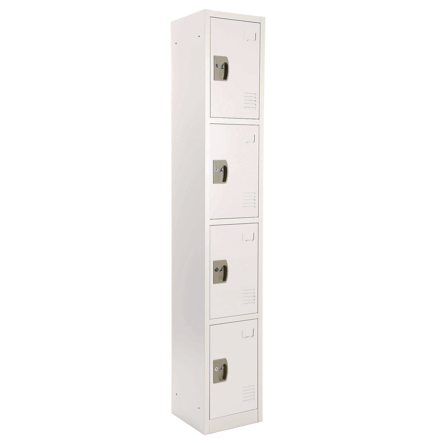 AdirOffice 4 Compartment Steel Storage Locker - 12