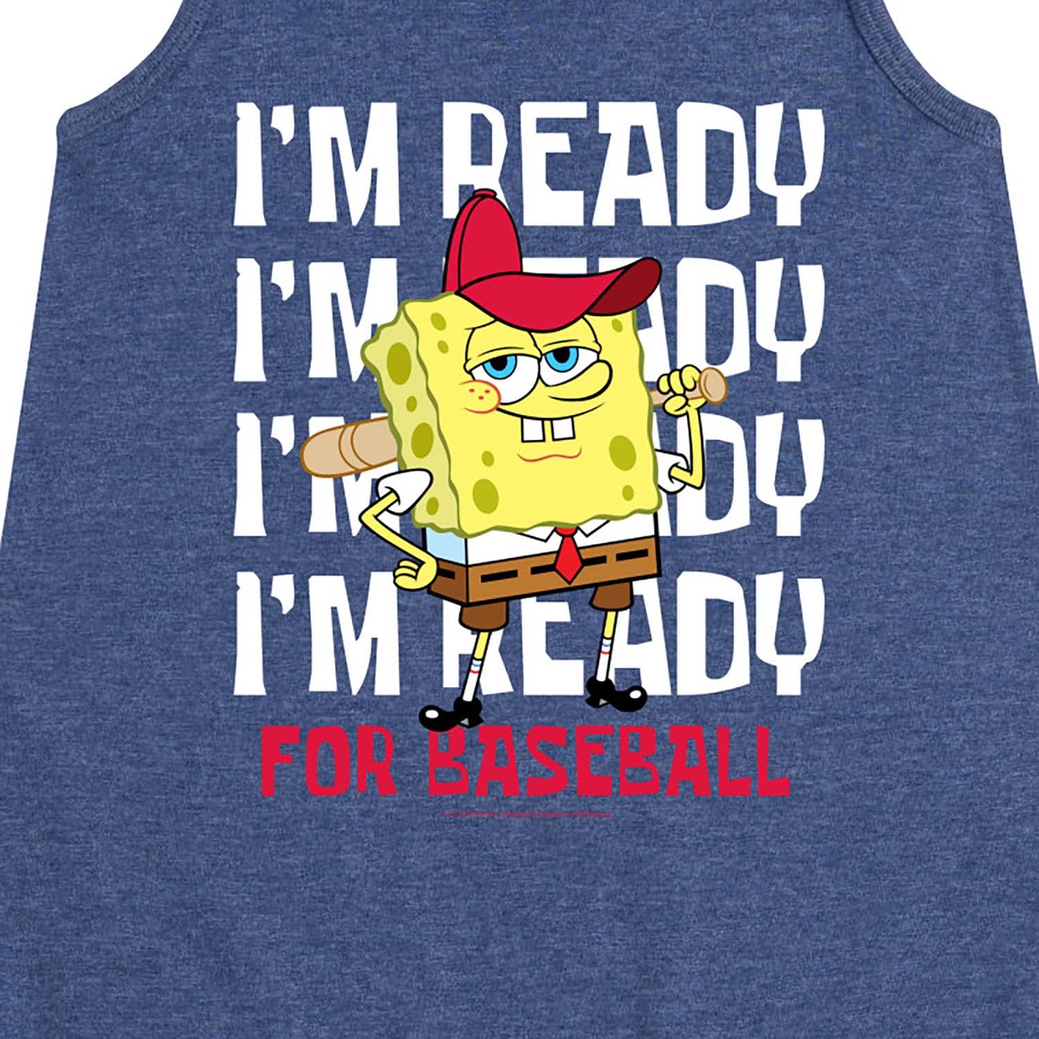 HYBRID APPAREL Spongebob Squarepants Baseball Print A-Line Dress for Toddler & Youth Girls - Perfect for Game Day, Birthday Parties & Casual Wear