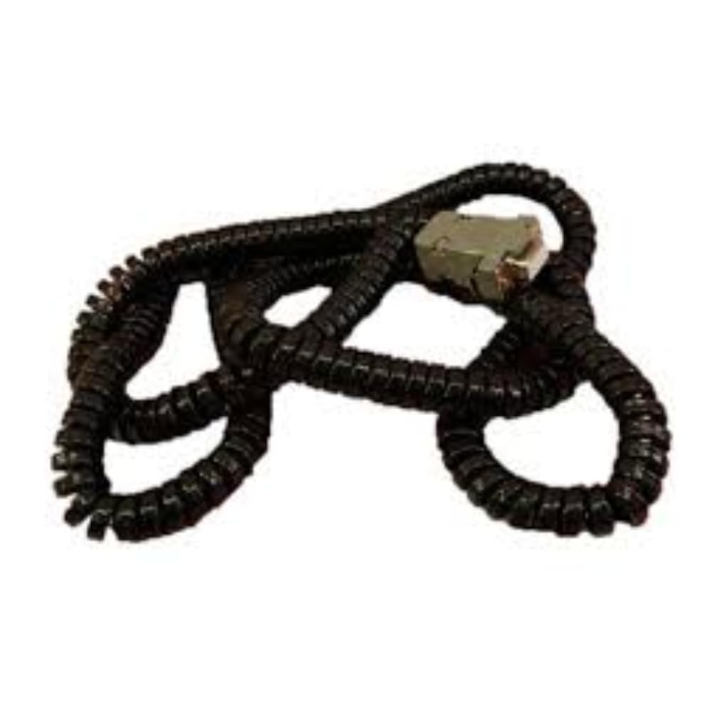 FCI GAMEWELL GW70703 Fire Alarm Programming Cable - Coiled Cord for Fire Panel Systems - Perfect for Technicians & Installers