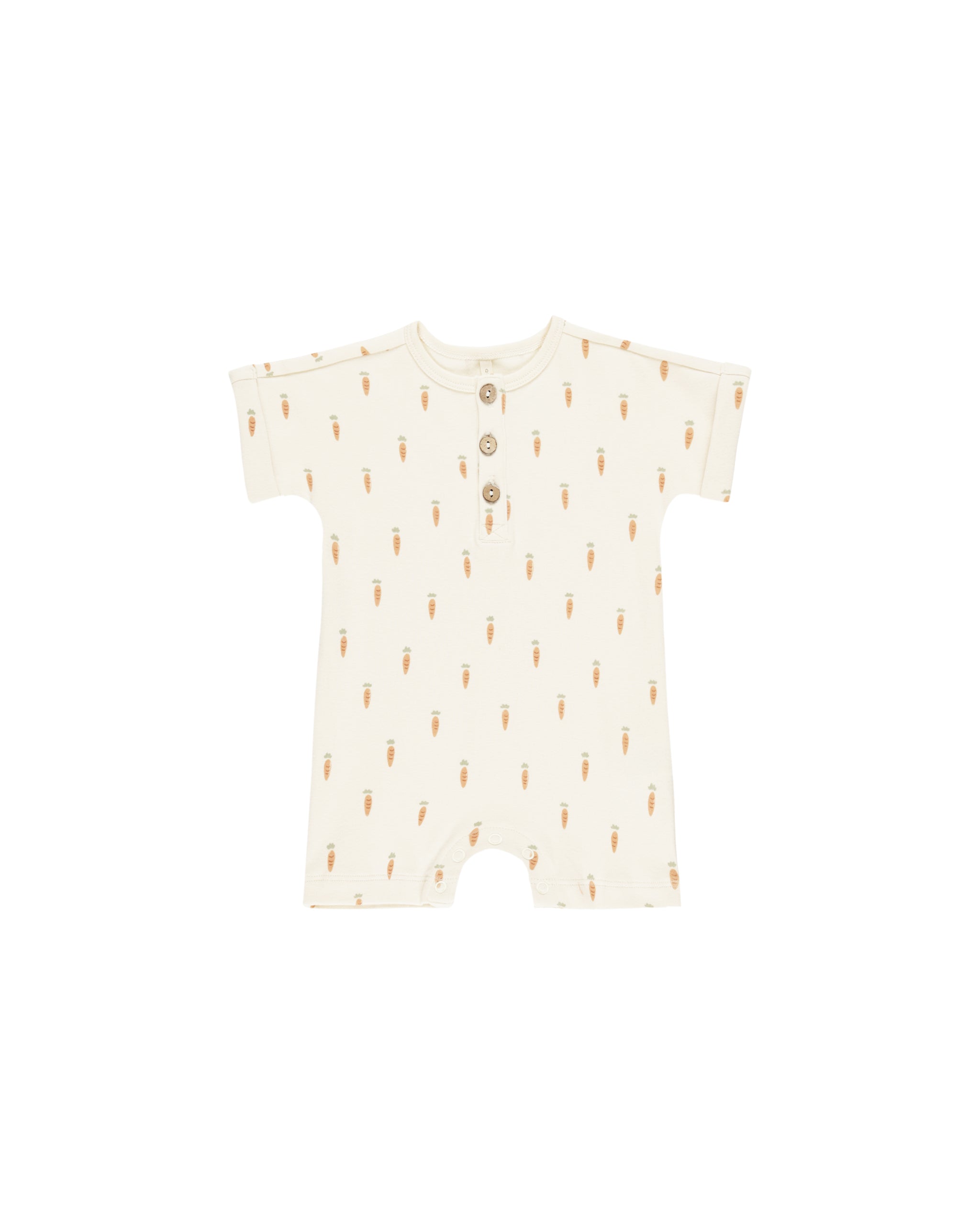 Quincy Mae Baby Girls Short Sleeve Romper - Soft Cotton One-Piece Outfit for Newborns & Toddlers | Perfect for Playtime, Daycare & Summer Outfits