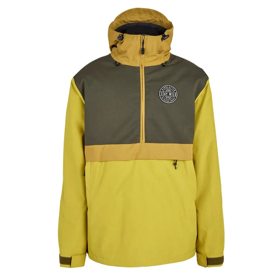 Airblaster Trenchover Half Zip Shell Jacket 2025 - Waterproof Windbreaker for Skiing, Snowboarding & Outdoor Adventures