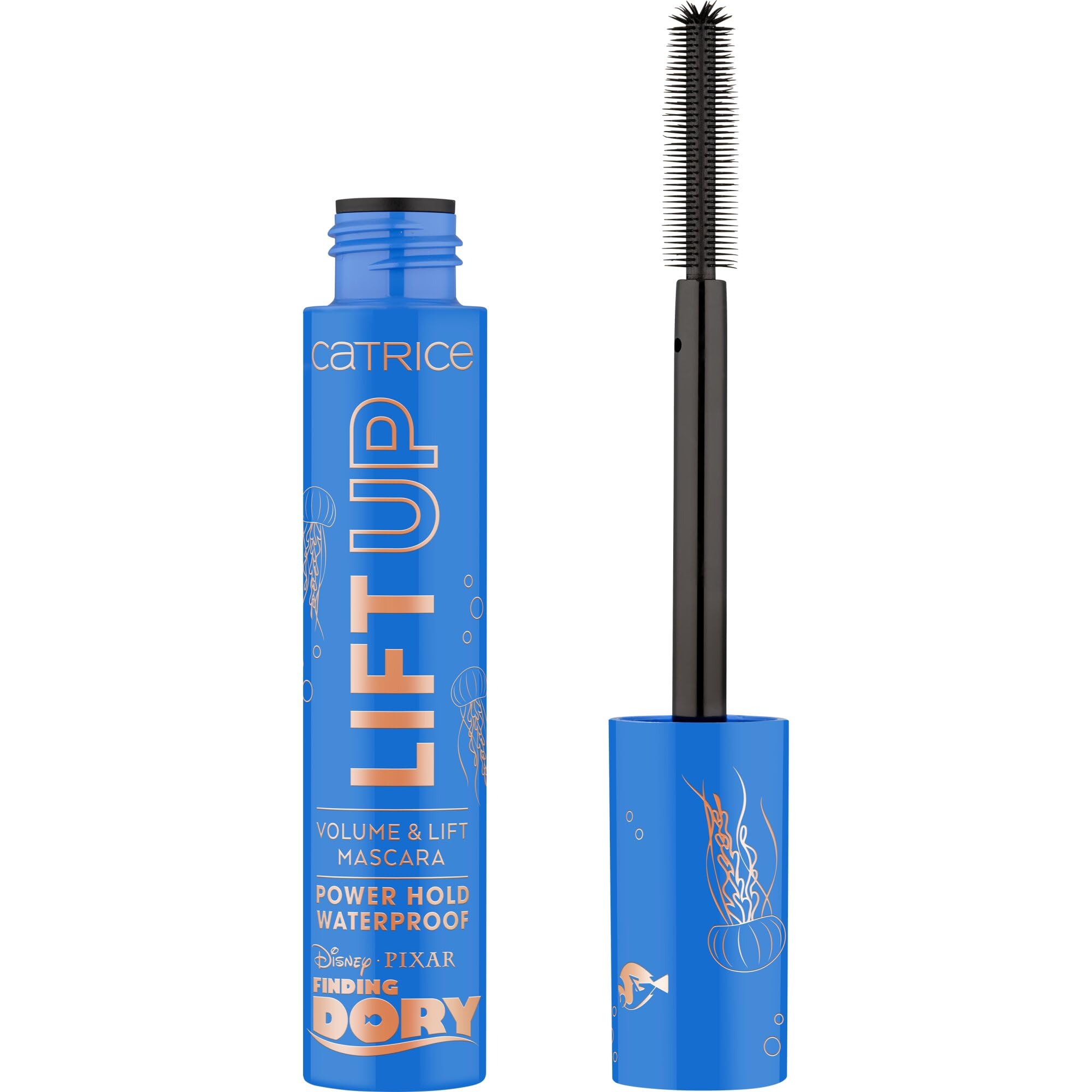 Catrice Disney Pixar Finding Dory LIFT UP Volume & Lift Mascara - Waterproof, Vegan, Black (010) - Volumizing, Smudge-Proof, Microplastic & Nanoparticle Free (11ml) - Perfect for Everyday Wear, Special Occasions & Sensitive Eyes