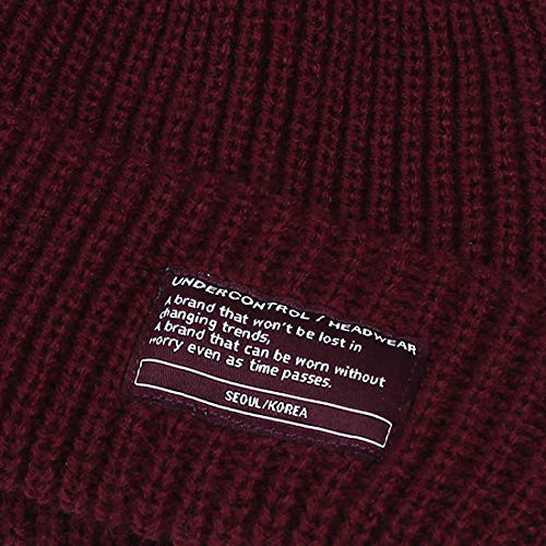 UNDERCONTROL Unisex Winter Fisherman Beanie - Stylish Knit Skull Cap for Men & Women - Warm Roll-Up Watch Hat in Multiple Colors - Perfect for Outdoor Activities, Fishing, and Cold Weather Protection
