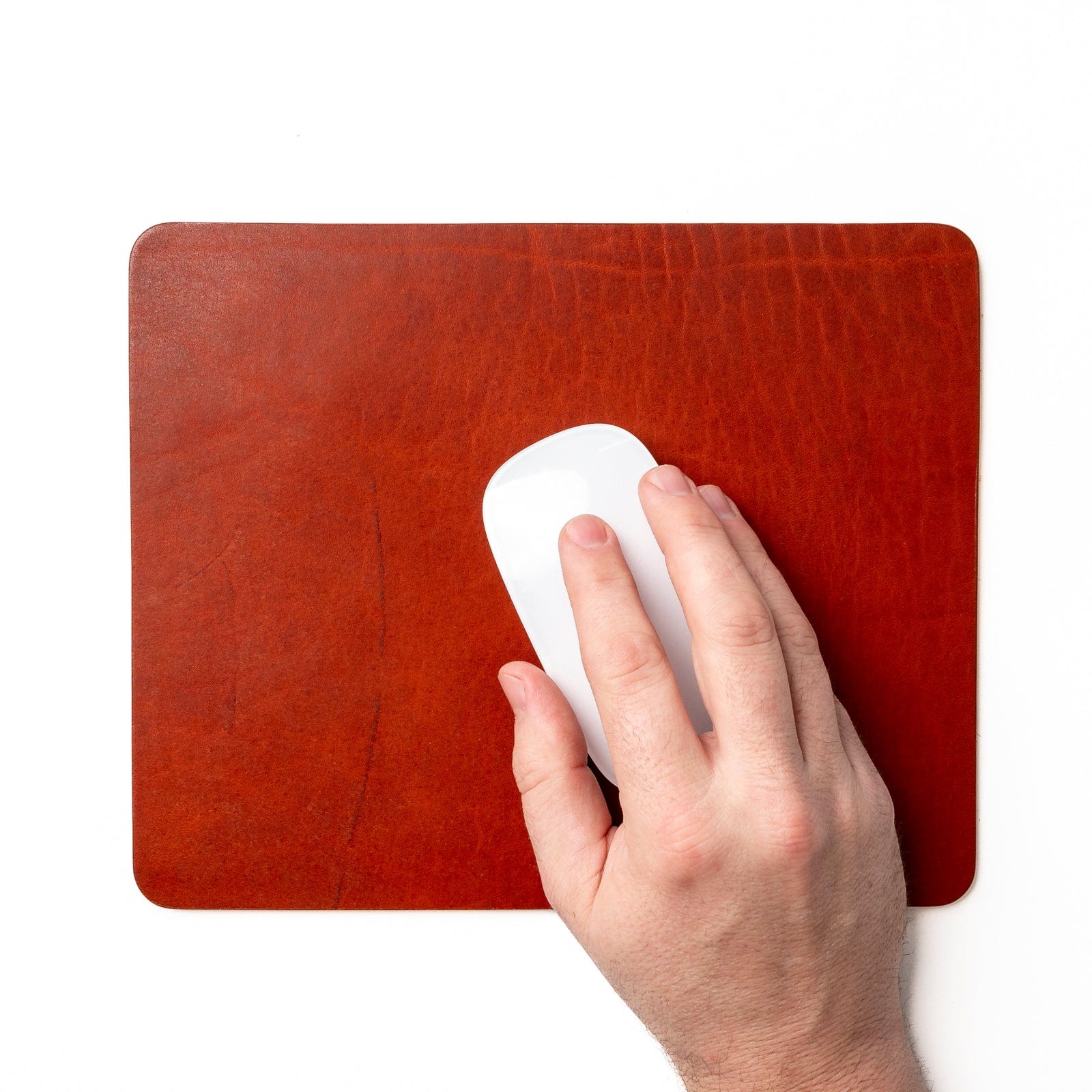 Premium Genuine Leather Mouse Pad - Non-Slip Desk Mat for Gaming & Office Work - Ergonomic Wrist Support for Computers & Laptops - Perfect for Home, Office & Gaming Setups