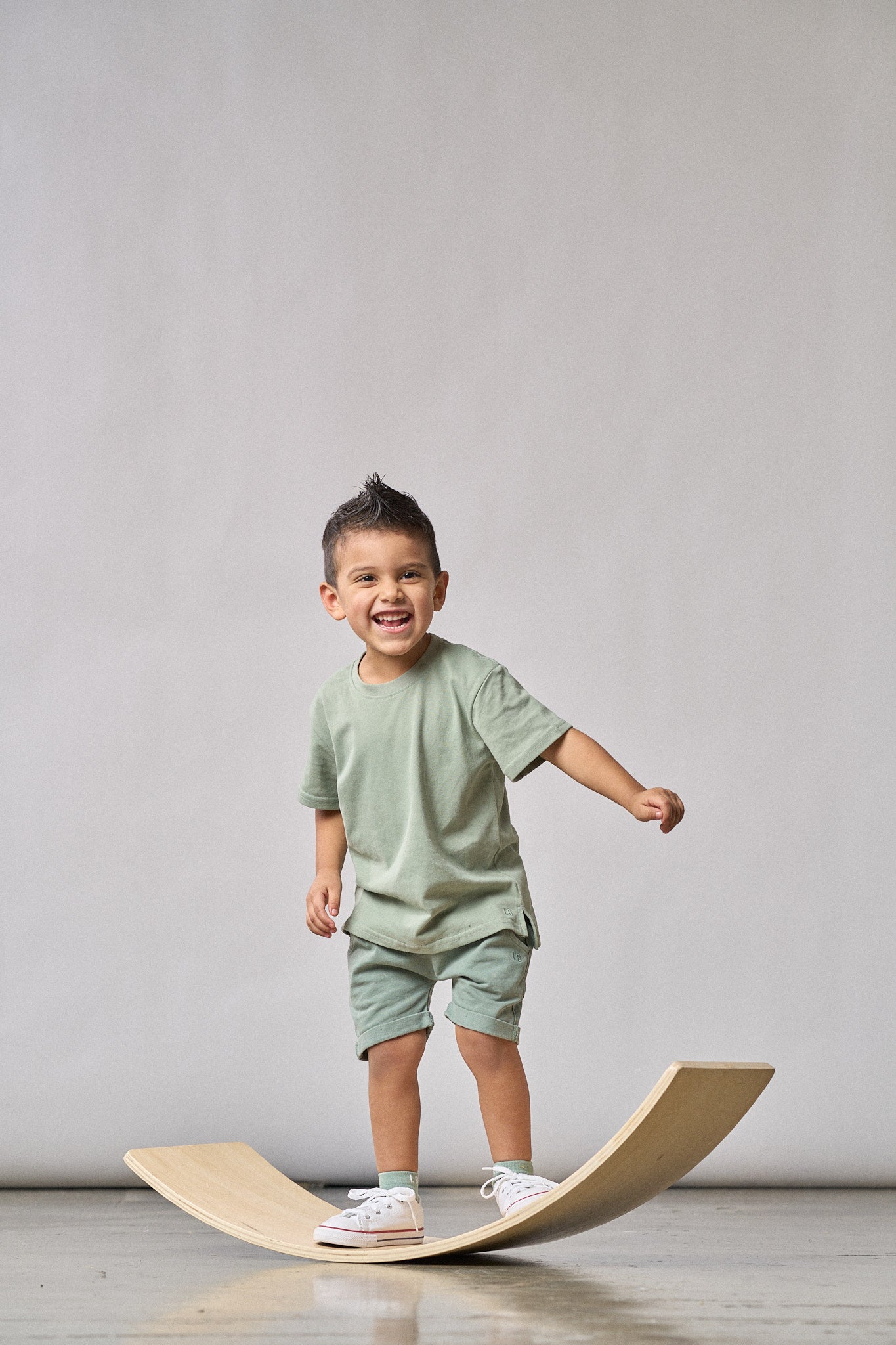 Stylish Harem Shorts in Basil Wash - Perfect for Yoga, Lounge & Casual Wear