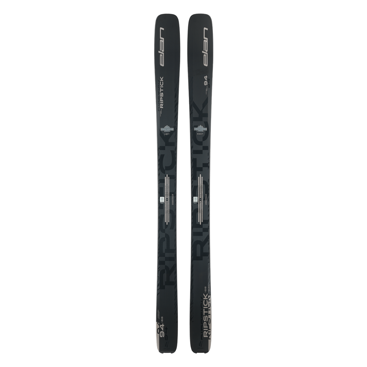 Elan RIPSTICK 94 W Black Edition Women's Skis 2025 - All-Mountain Performance Skis for Powder, Groomers & Freeride - Perfect for Advanced Skiers on Steep Terrain & Backcountry Adventures