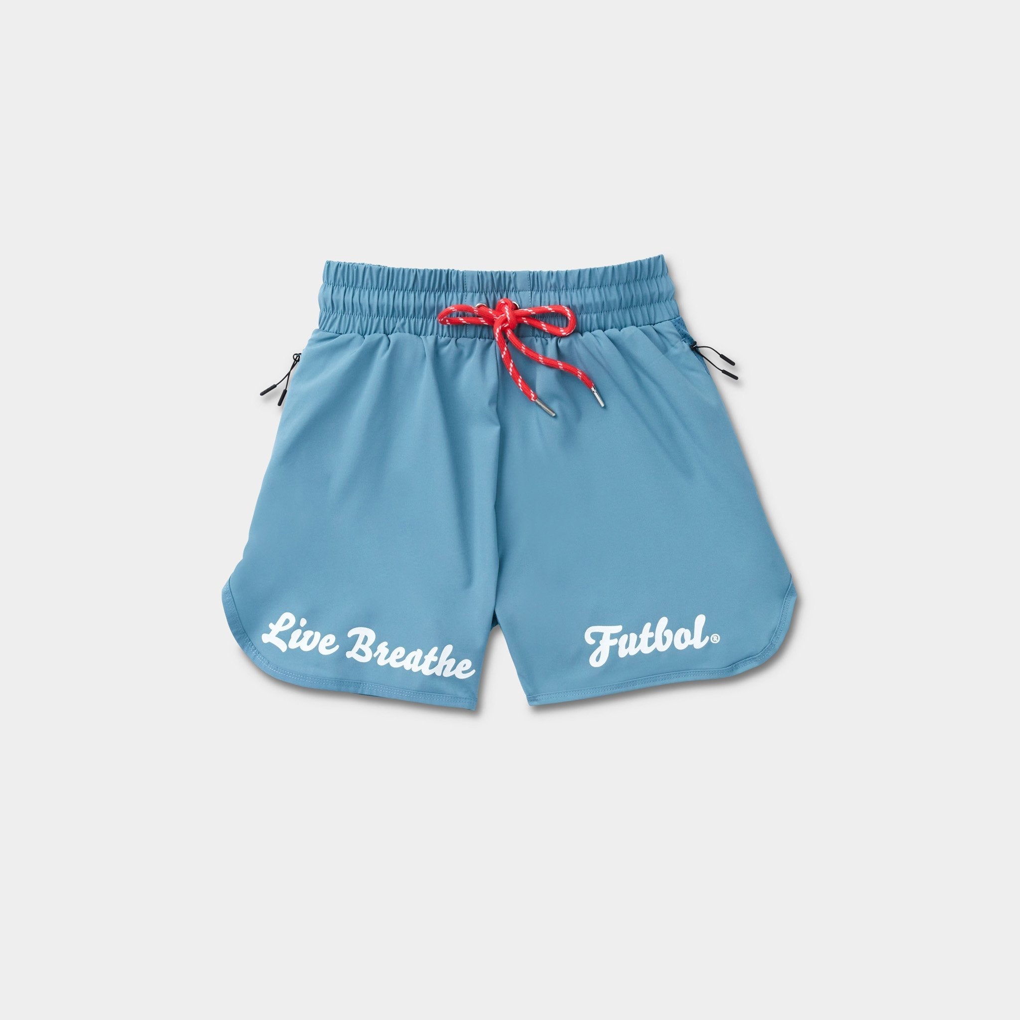 Live Breathe Futbol Women's Maestro Shorts - Turbo Baggio Blue | Breathable Soccer Shorts for Women | Perfect for Training, Matches & Casual Wear