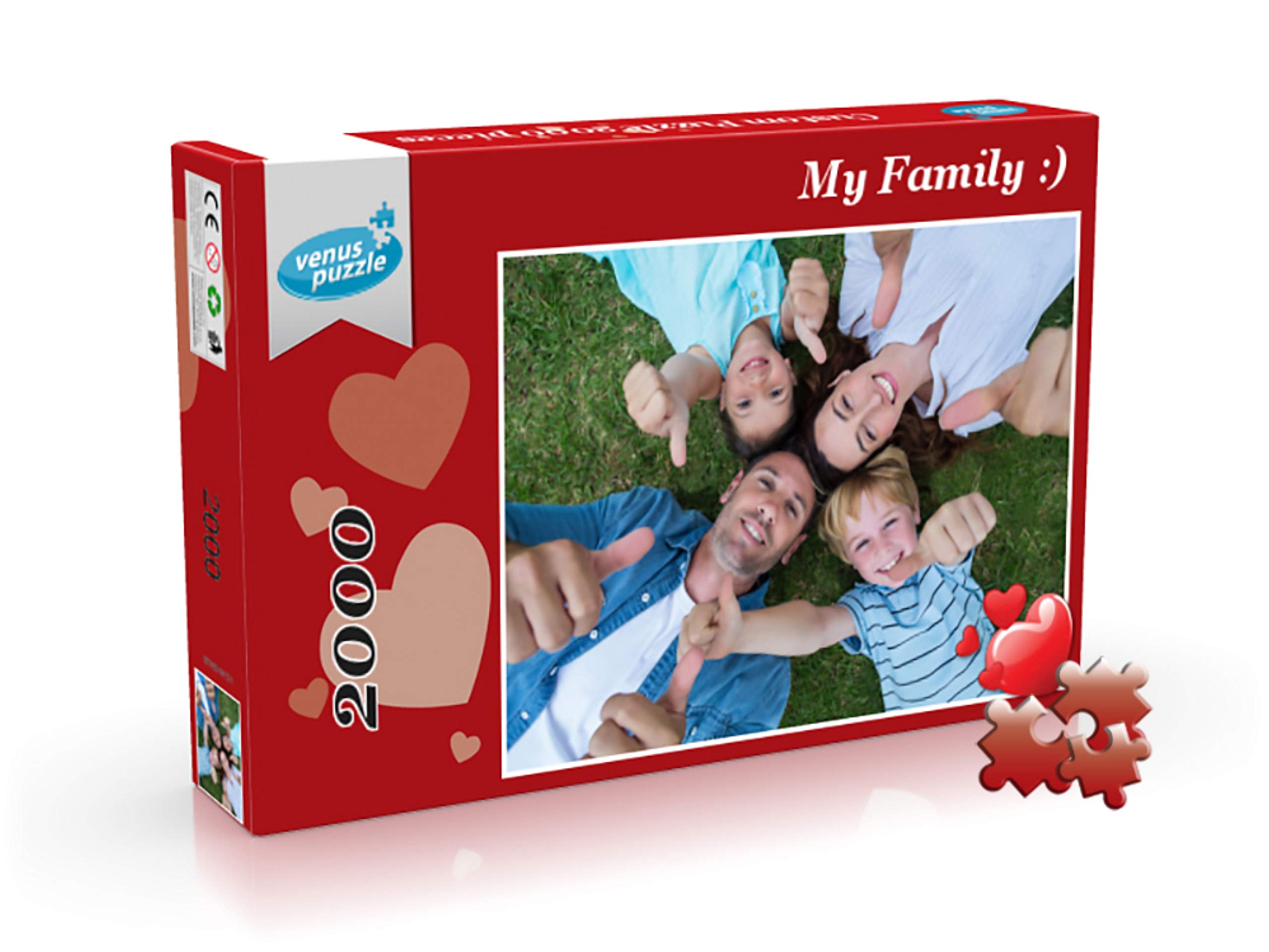 Custom Photo Puzzle 500, 1000, 2000 Pieces - Personalized Jigsaw Puzzle with Your Favorite Picture - Perfect for Gifts, Home Decor & Family Activities