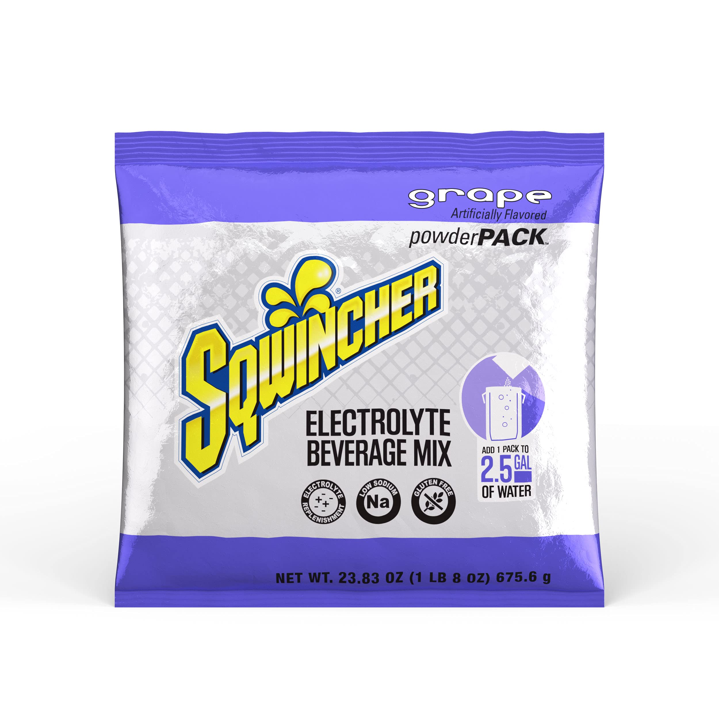 Sqwincher Electrolyte Powder Pack - Assorted Flavors Hydration Drink Mix, 23.83 oz (Pack of 32) | Ideal for Athletes, Outdoor Activities & Post-Workout Recovery