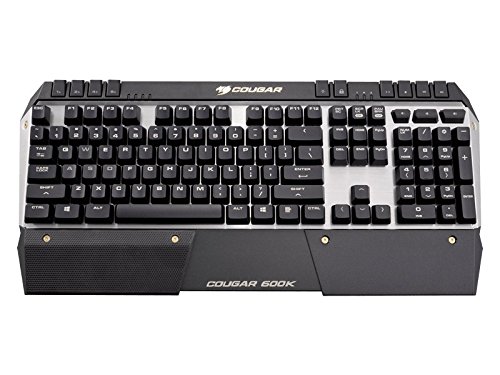 Cougar 600K Mechanical Gaming Keyboard with Cherry MX Blue Switches - Tactile Clicky Switches for PC Gaming, Typing & Office Work