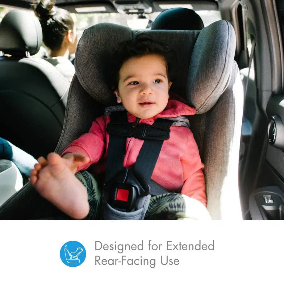 Clek Foonf Convertible Car Seat - Cloud (C Zero Plus Fabric) | Premium Safety for Infants & Toddlers | Perfect for Family Travel & Daily Commutes