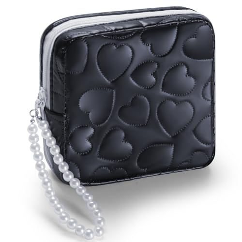 02. Black with Faux Pearl Chain