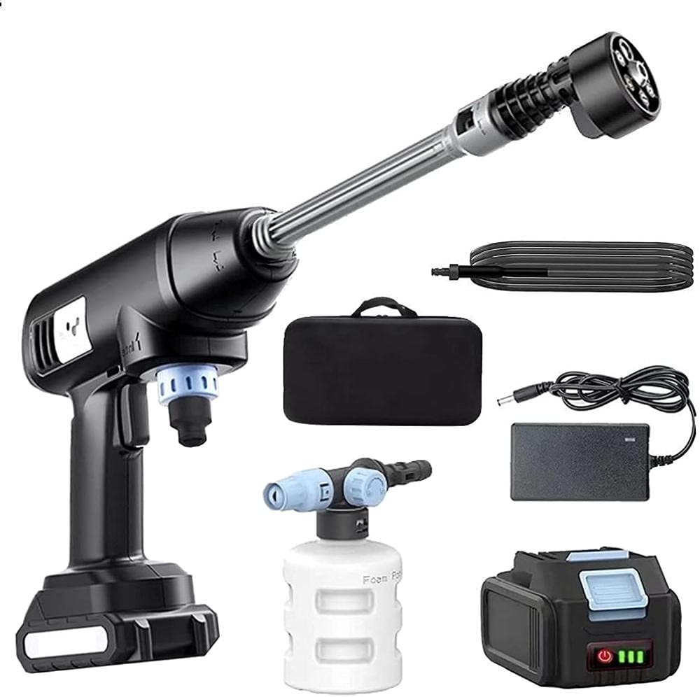 48V Cordless Power Washer with 960 PSI Max Pressure - Portable Battery-Powered Pressure Cleaner for RV, Boat & Home Use - Includes Accessories Kit & Charger - Perfect for Outdoor Cleaning, Car Washing & Deck Maintenance