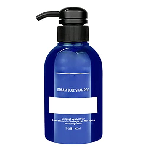 300ml Dry Conditioner & Color Locking Shampoo - Blue Gray Color Fixing, Purple Shampoo for Daily Use to Enhance Color Vitality | Perfect for Color-Treated Hair at Home or Salon
