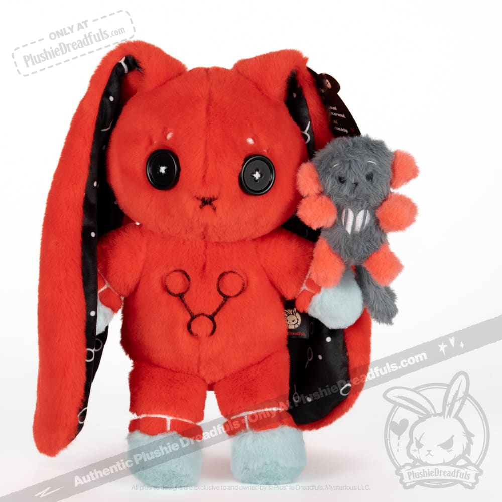 Plushie Dreadfuls Substance Use Disorder Bunny - Soft Stuffed Animal Toy for Mental Health Awareness & Comfort | Perfect for Therapy, Support Gifts, and Emotional Healing