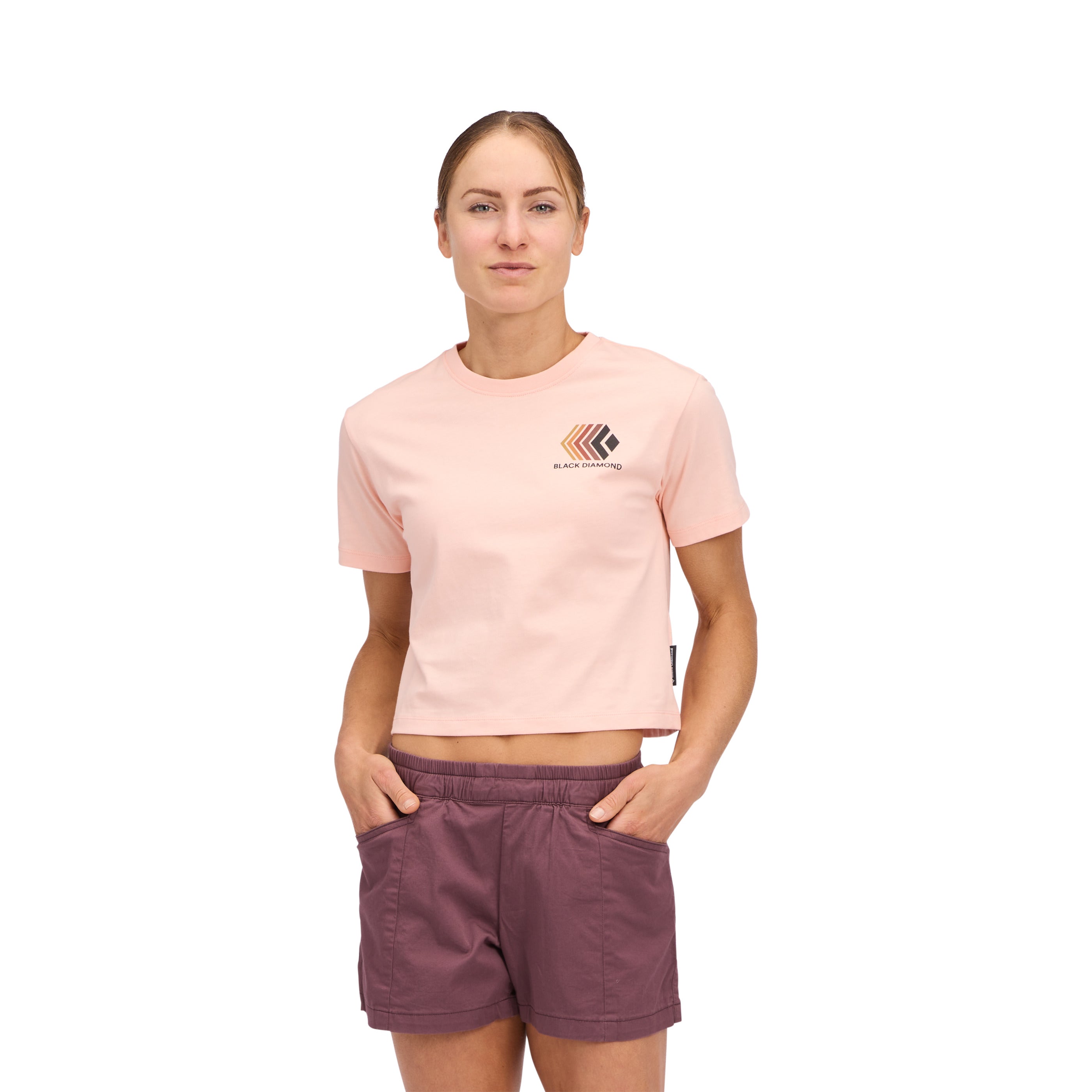 Vintage Washed Women's Crop T-Shirt - Soft Cotton Short Sleeve Top for Casual Outfits & Summer Streetwear