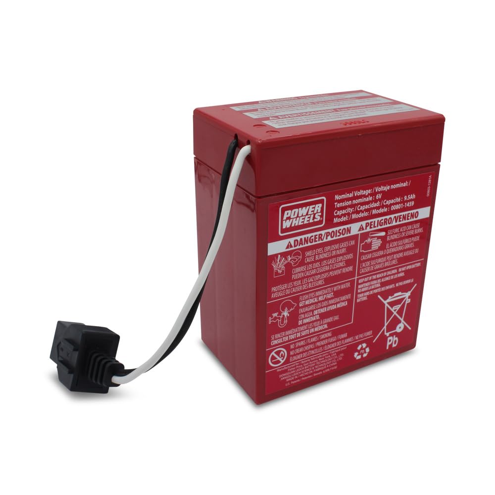 Technical Precision Replacement Battery for BARBIE MOTORCYCLE POWER WHEELS - Compatible with Kids Ride-On Toys, Perfect for Outdoor Play and Birthday Gifts
