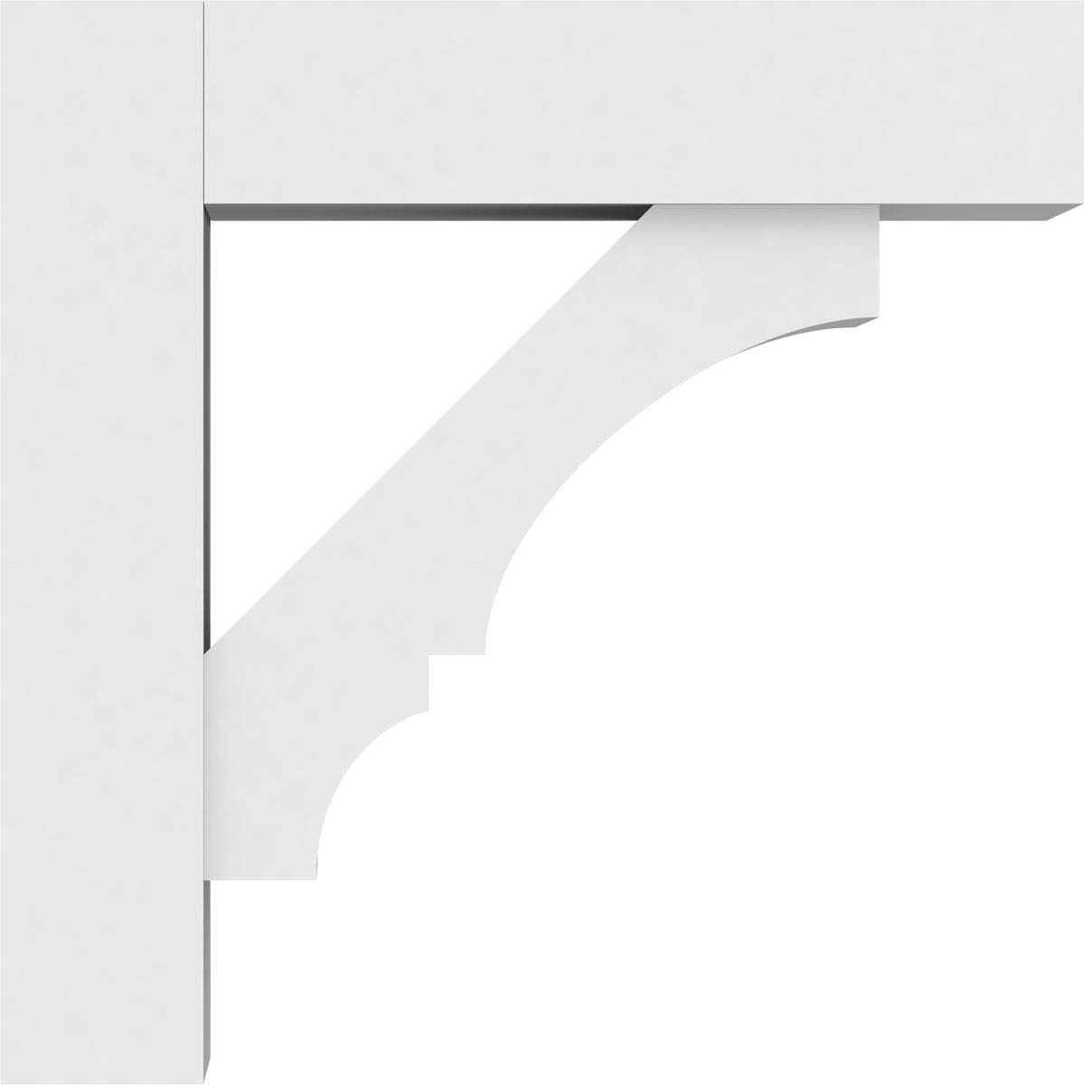 Ekena Millwork BKTP05X16X16BOA05 5