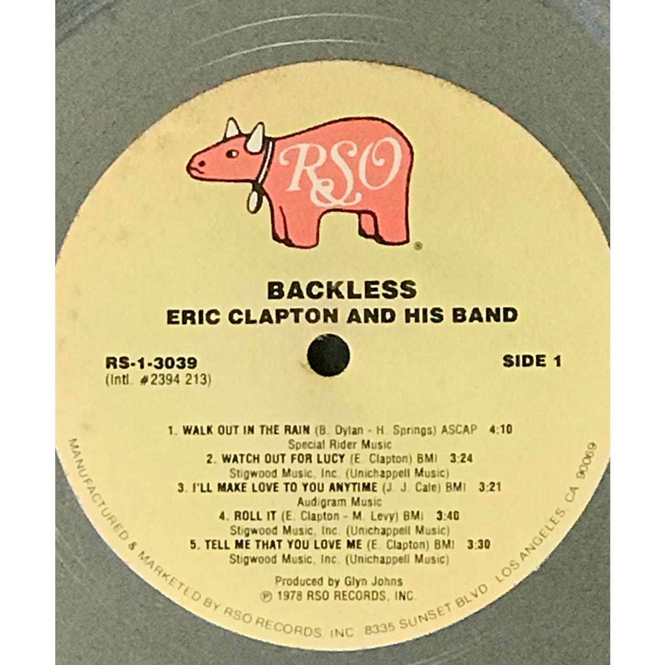 Eric Clapton Backless RIAA Platinum Album Award - Official Music Collectible for Fans & Display - Perfect for Home Decor, Music Studios & Memorabilia Collections